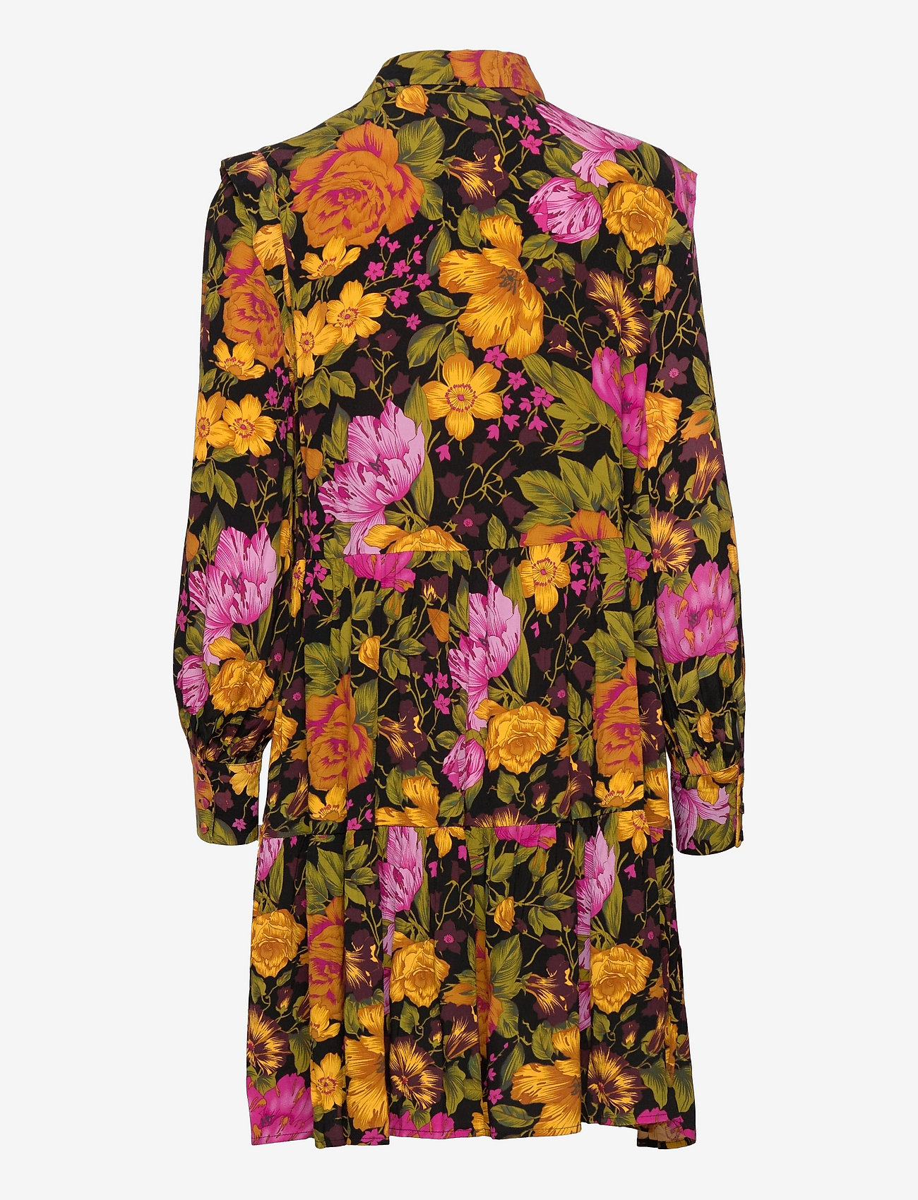 YAS - YASAPOLLA LS SHIRT DRESS - black - 1