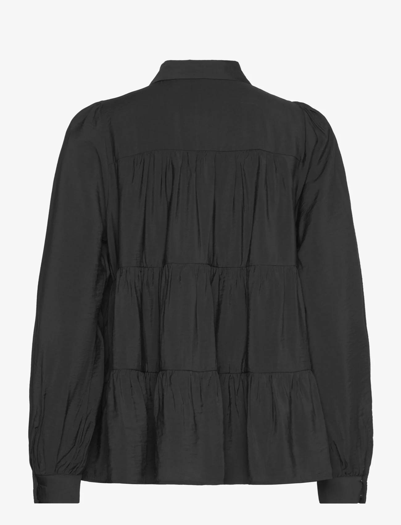 YAS - YASPALA LS SHIRT S. NOOS - long-sleeved blouses - black - 1