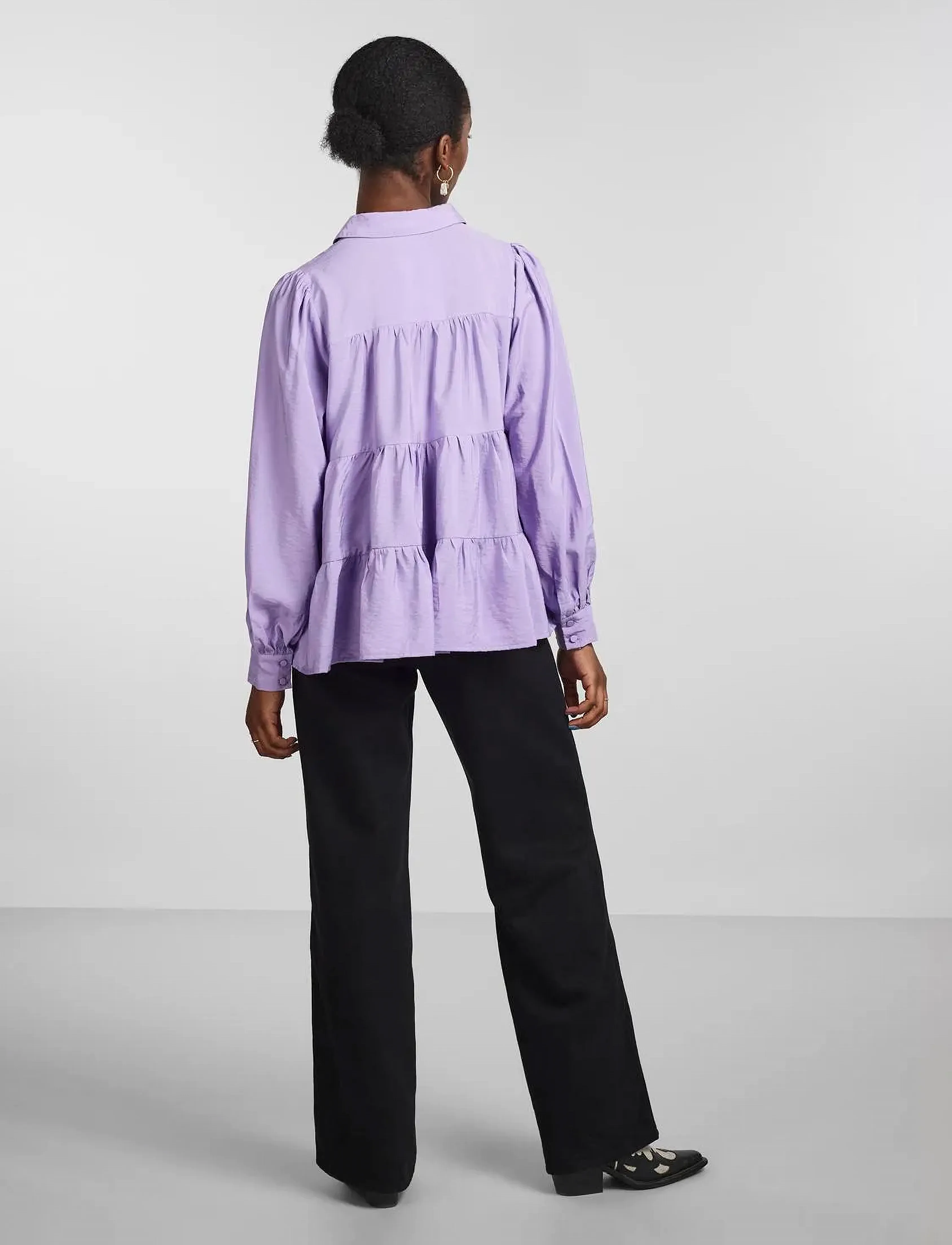 YAS - YASPALA LS SHIRT S. NOOS - langærmede bluser - bougainvillea - 3