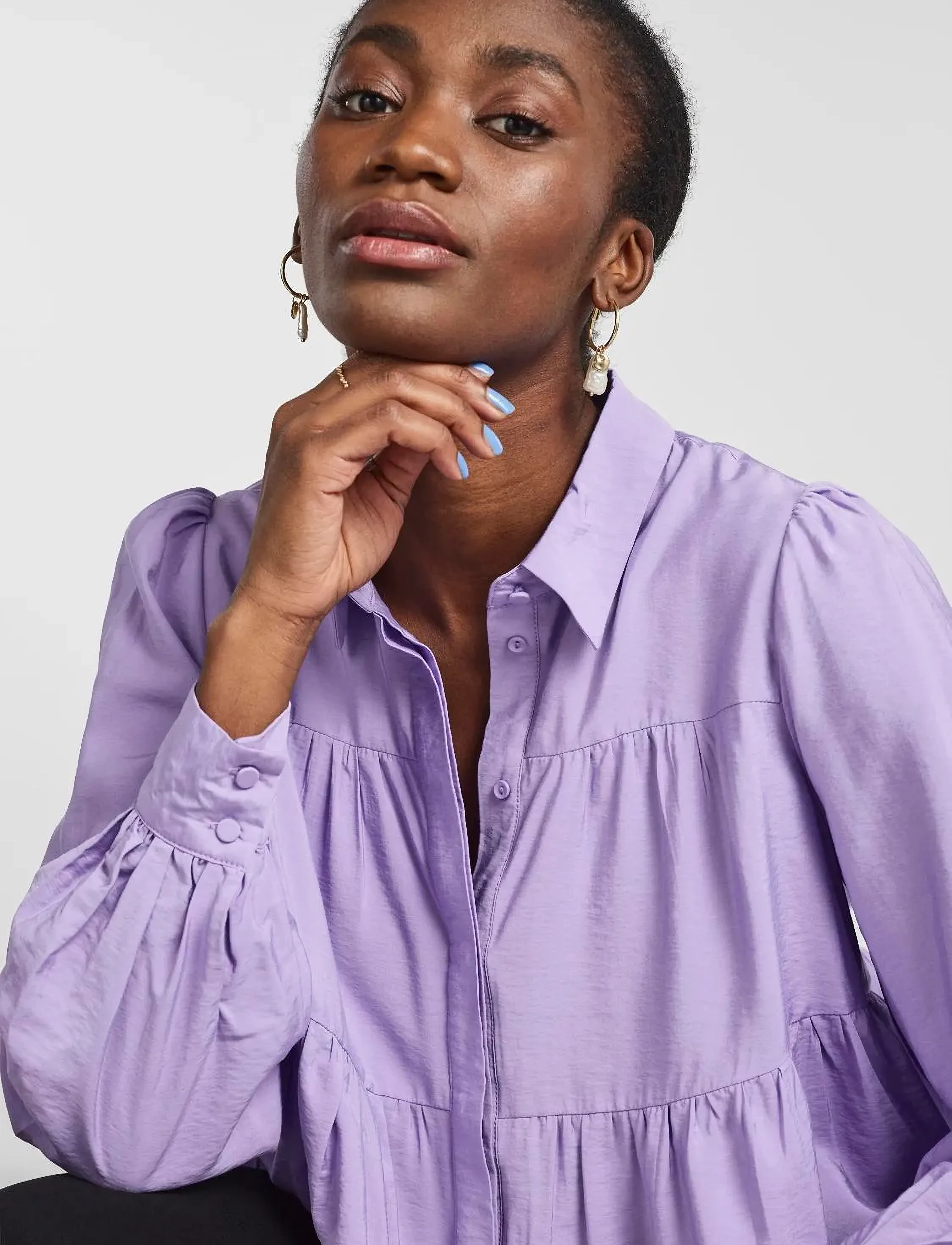 YAS - YASPALA LS SHIRT S. NOOS - langærmede bluser - bougainvillea - 5
