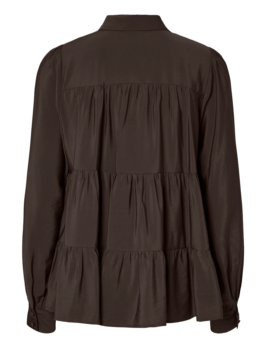 YAS - YASPALA LS SHIRT S. NOOS - langærmede skjorter - coffee bean - 1