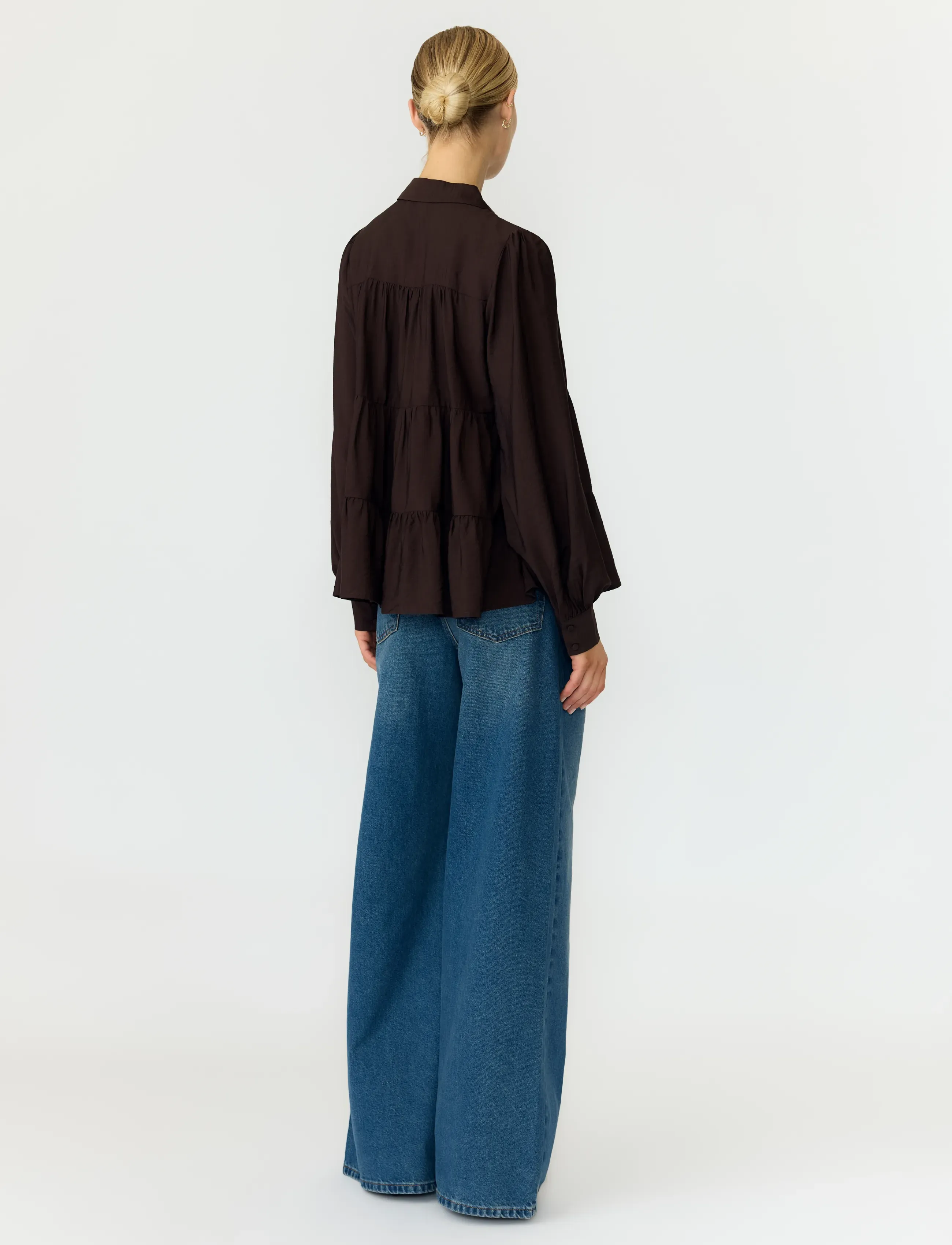 YAS - YASPALA LS SHIRT S. NOOS - pikkade varrukatega särgid - coffee bean - 3