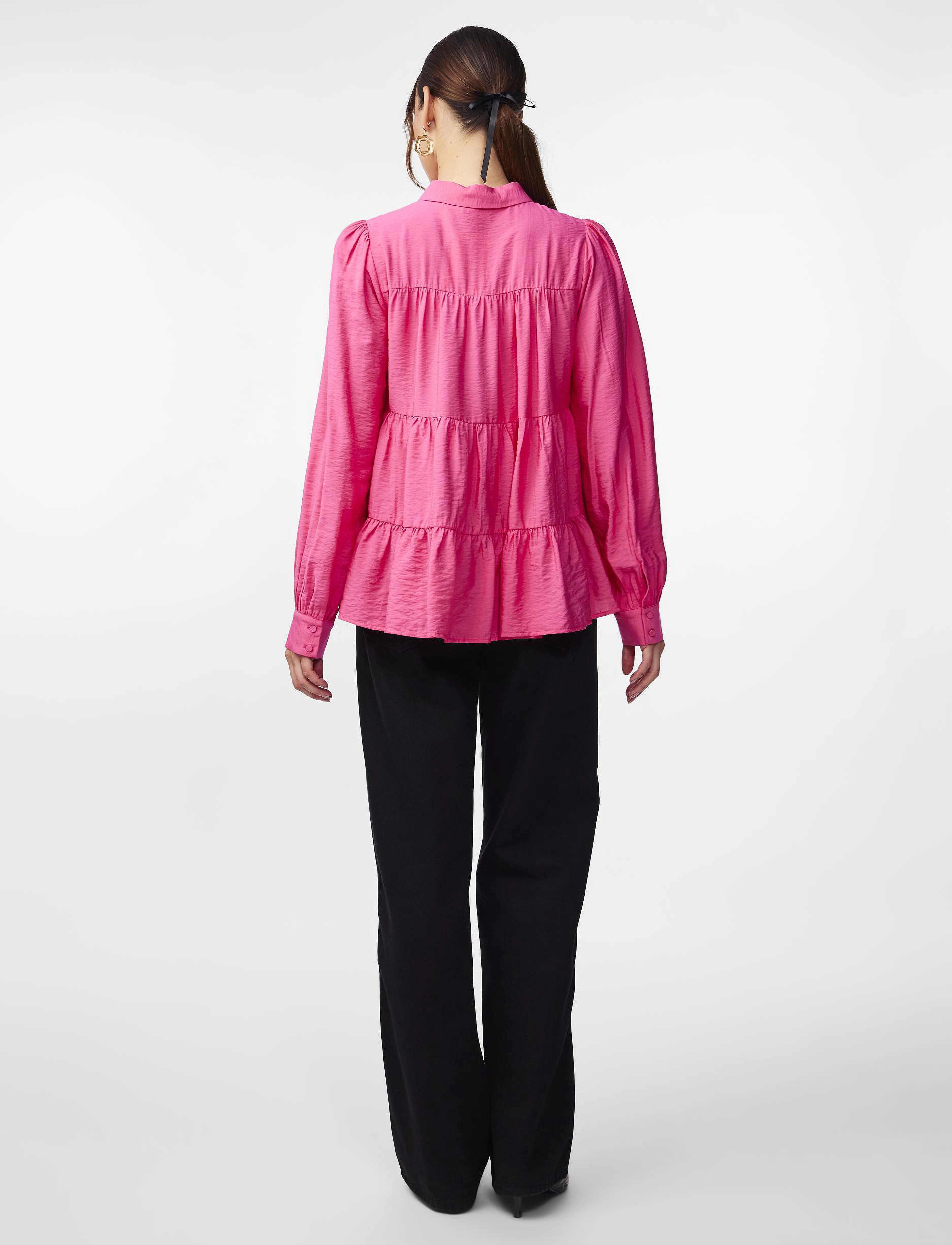 YAS - YASPALA LS SHIRT S. NOOS - krekli ar garām piedurknēm - raspberry sorbet - 3