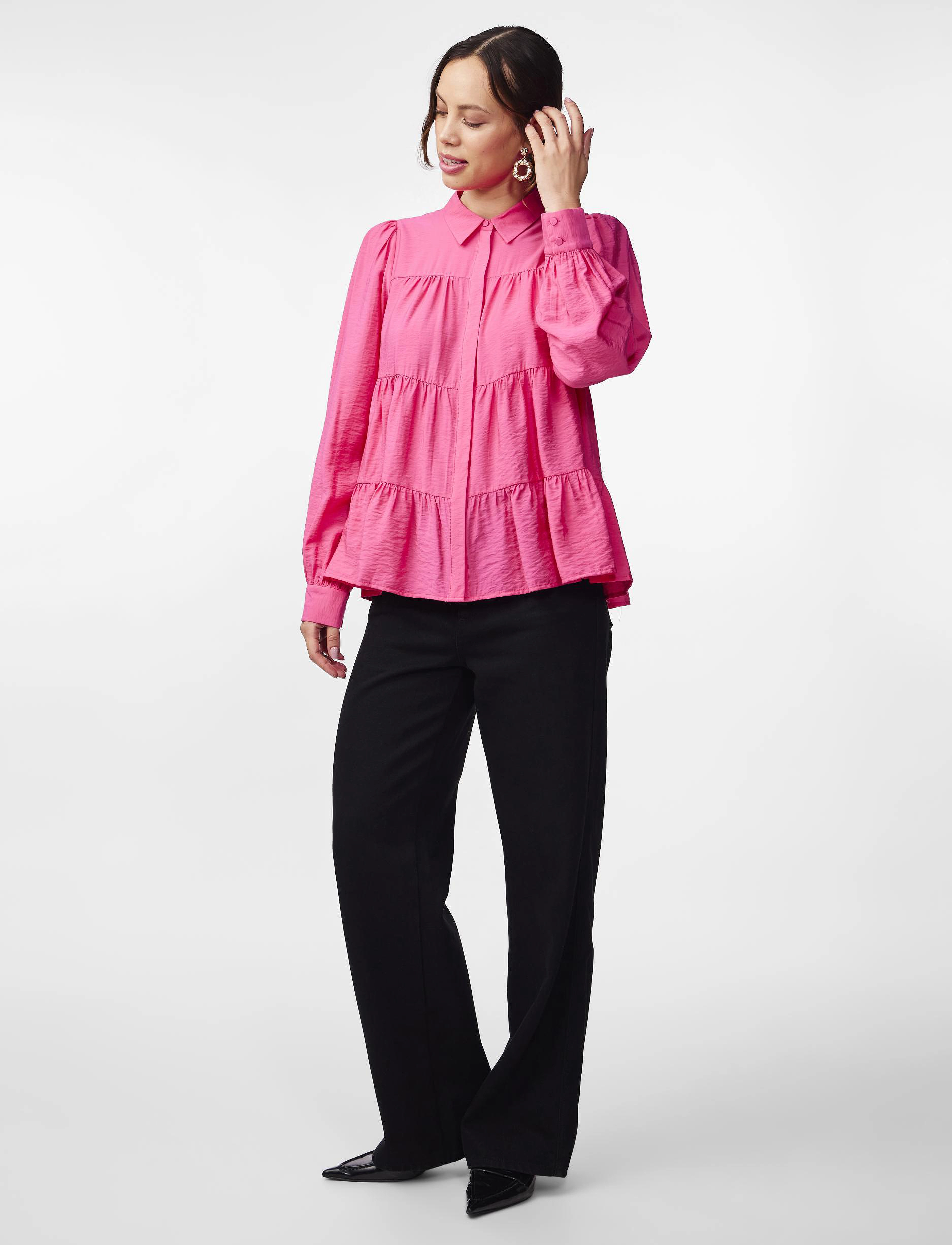 YAS - YASPALA LS SHIRT S. NOOS - krekli ar garām piedurknēm - raspberry sorbet - 4
