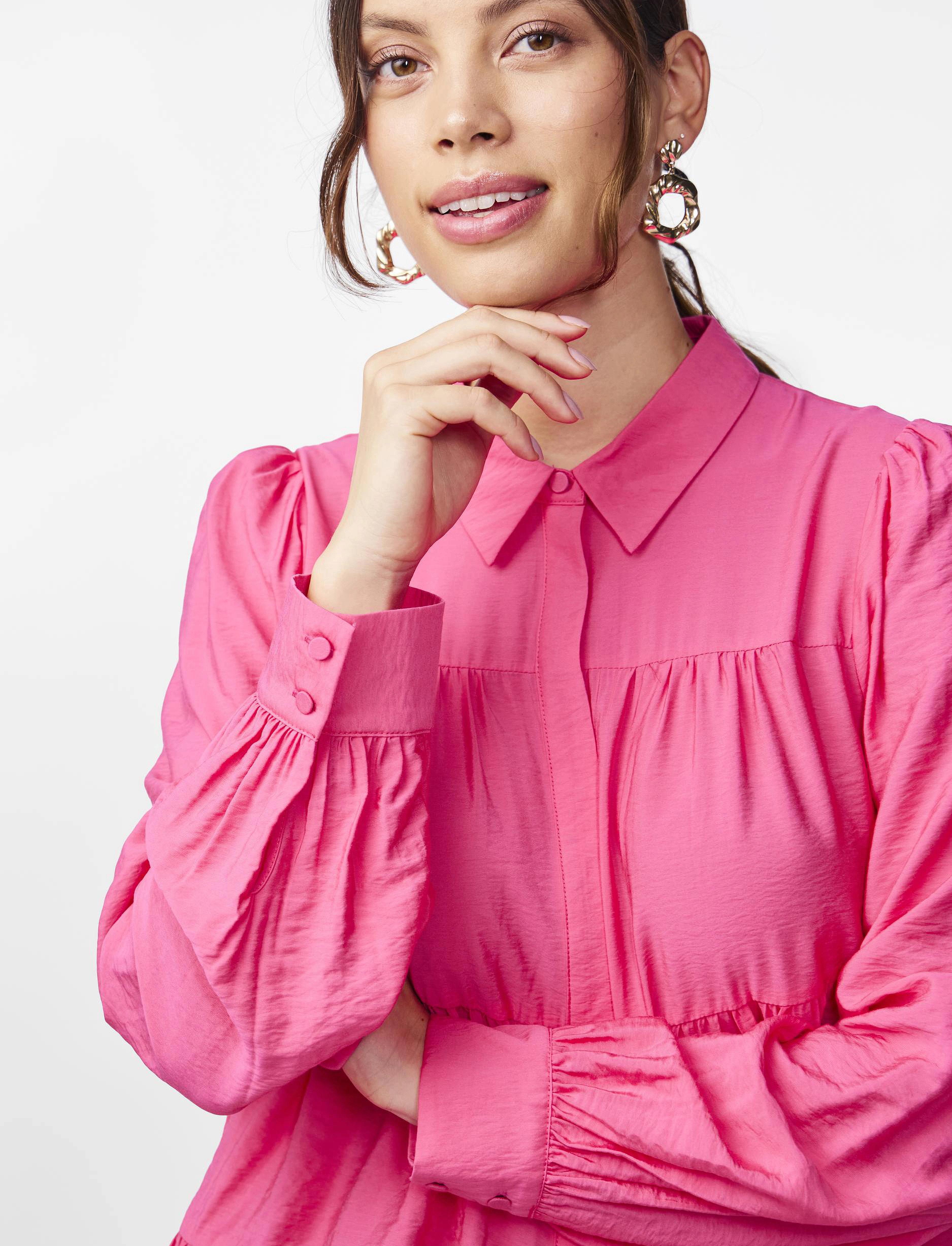 YAS - YASPALA LS SHIRT S. NOOS - krekli ar garām piedurknēm - raspberry sorbet - 5