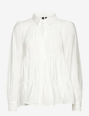 YAS - YASPALA LS SHIRT S. NOOS - long-sleeved blouses - star white - 0