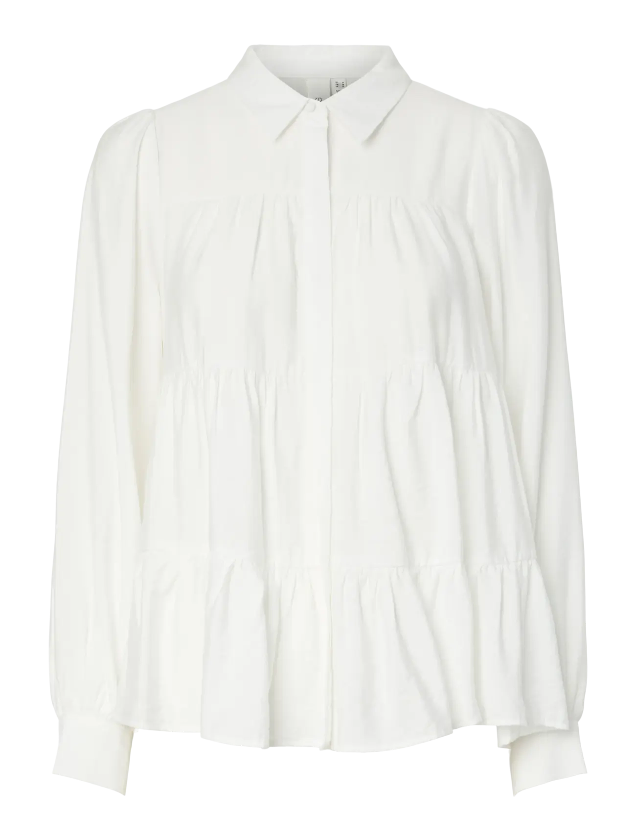 YASPALA LS SHIRT S. NOOS - STAR WHITE