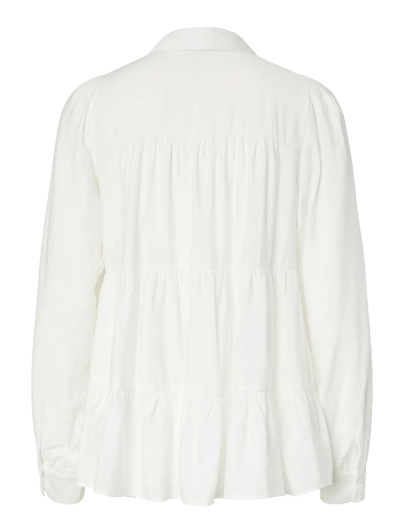 YAS - YASPALA LS SHIRT S. NOOS - langærmede skjorter - star white - 2