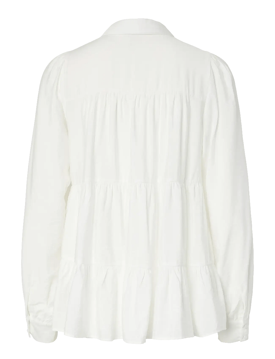 YAS - YASPALA LS SHIRT S. NOOS - långärmade skjortor - star white - 2