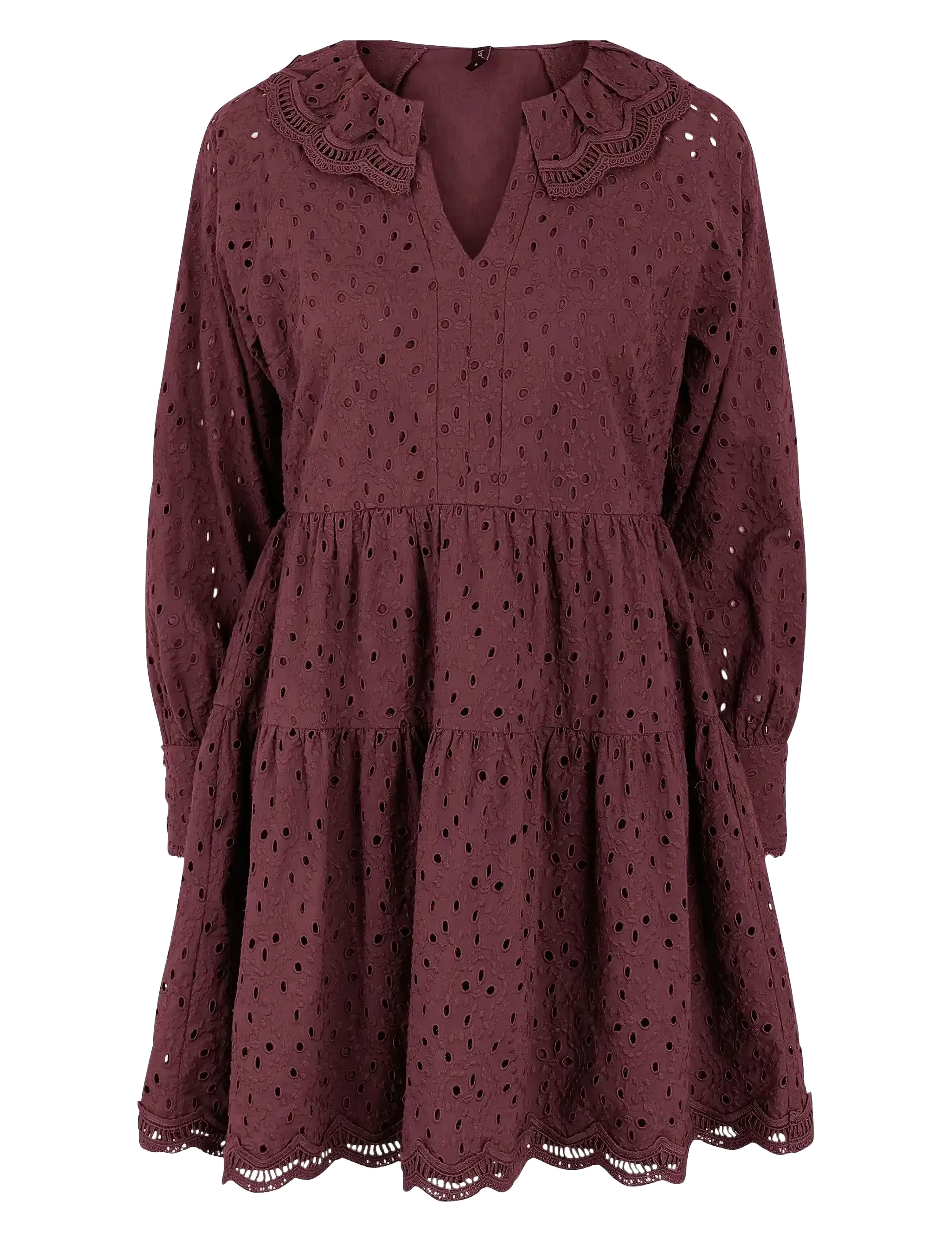 YASBLICCO LS DRESS - FUDGE