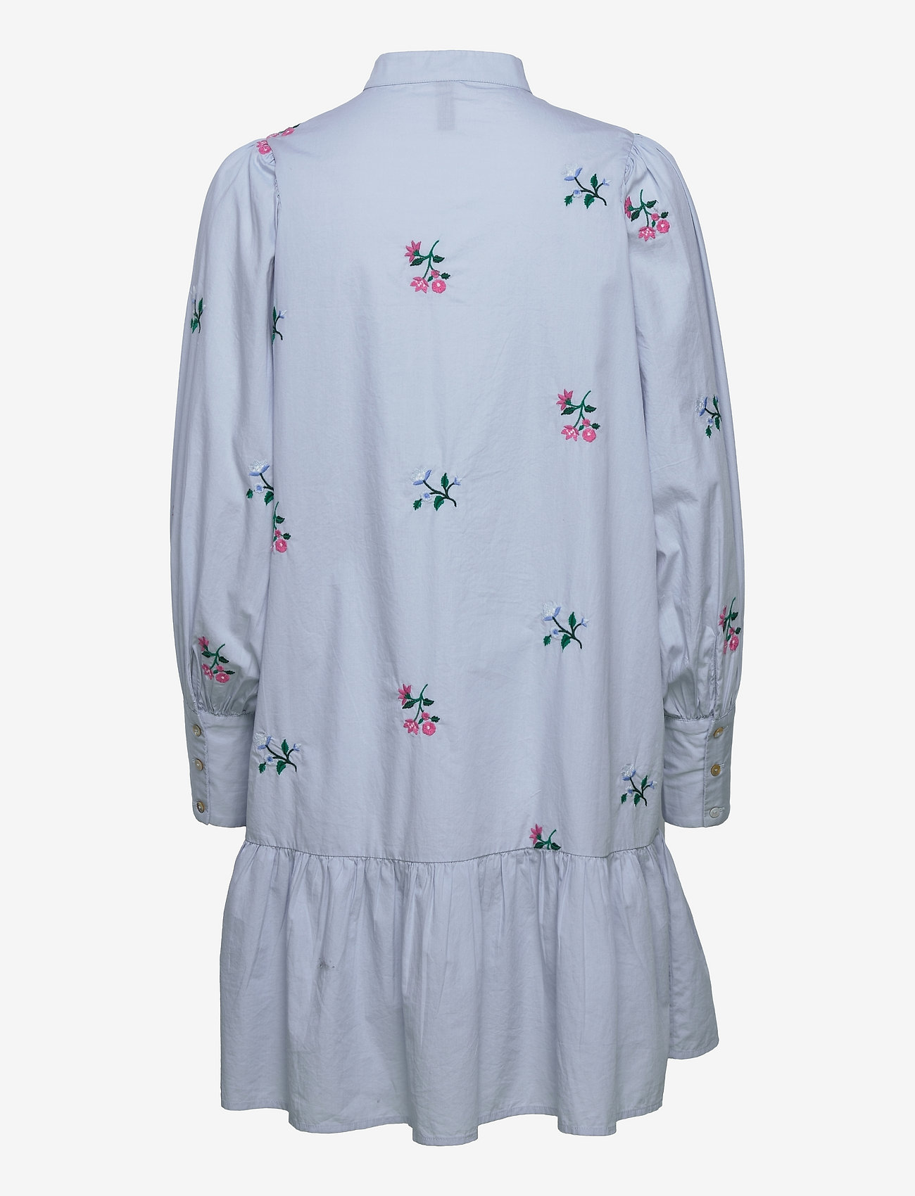 YAS - YASJUVELA LS EMBROIDERY DRESS S. - kentucky blue - 1