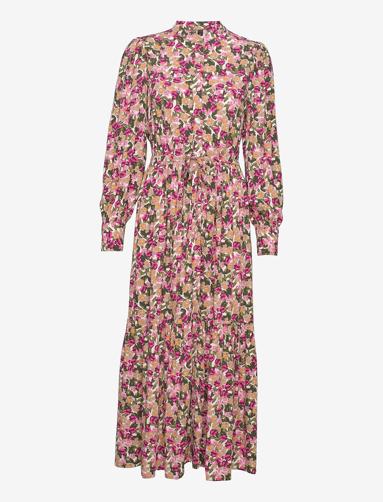 YAS - YASMISTRA LS LONG SHIRT DRESS S. - sand dollar - 0