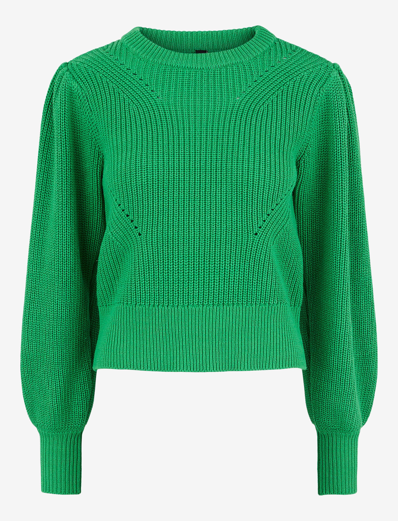 YAS - YASMATELLO LS KNIT PULLOVER S. - island green - 0