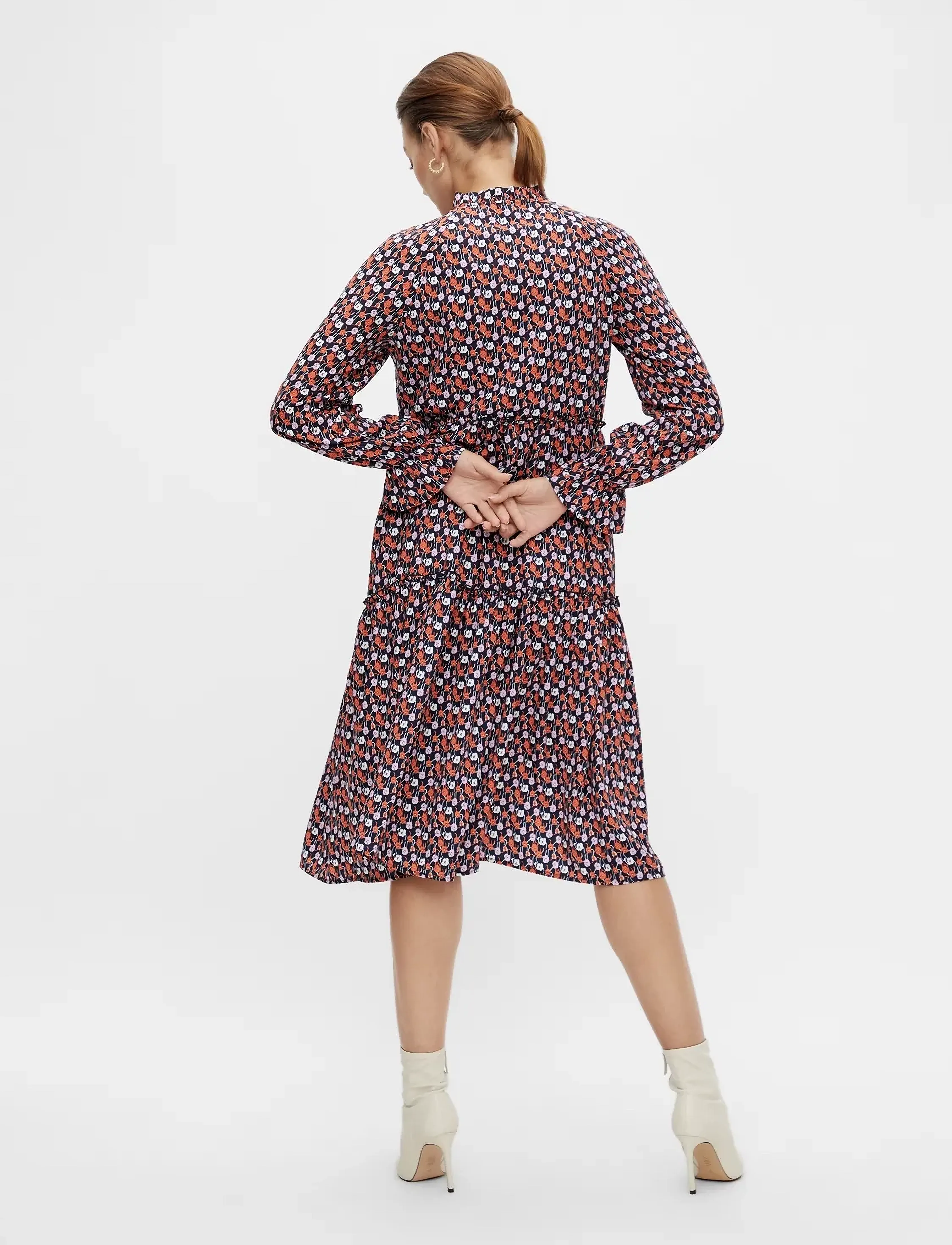 YAS - YASVELLA LS MIDI DRESS - midi kjoler - sky captain - 3