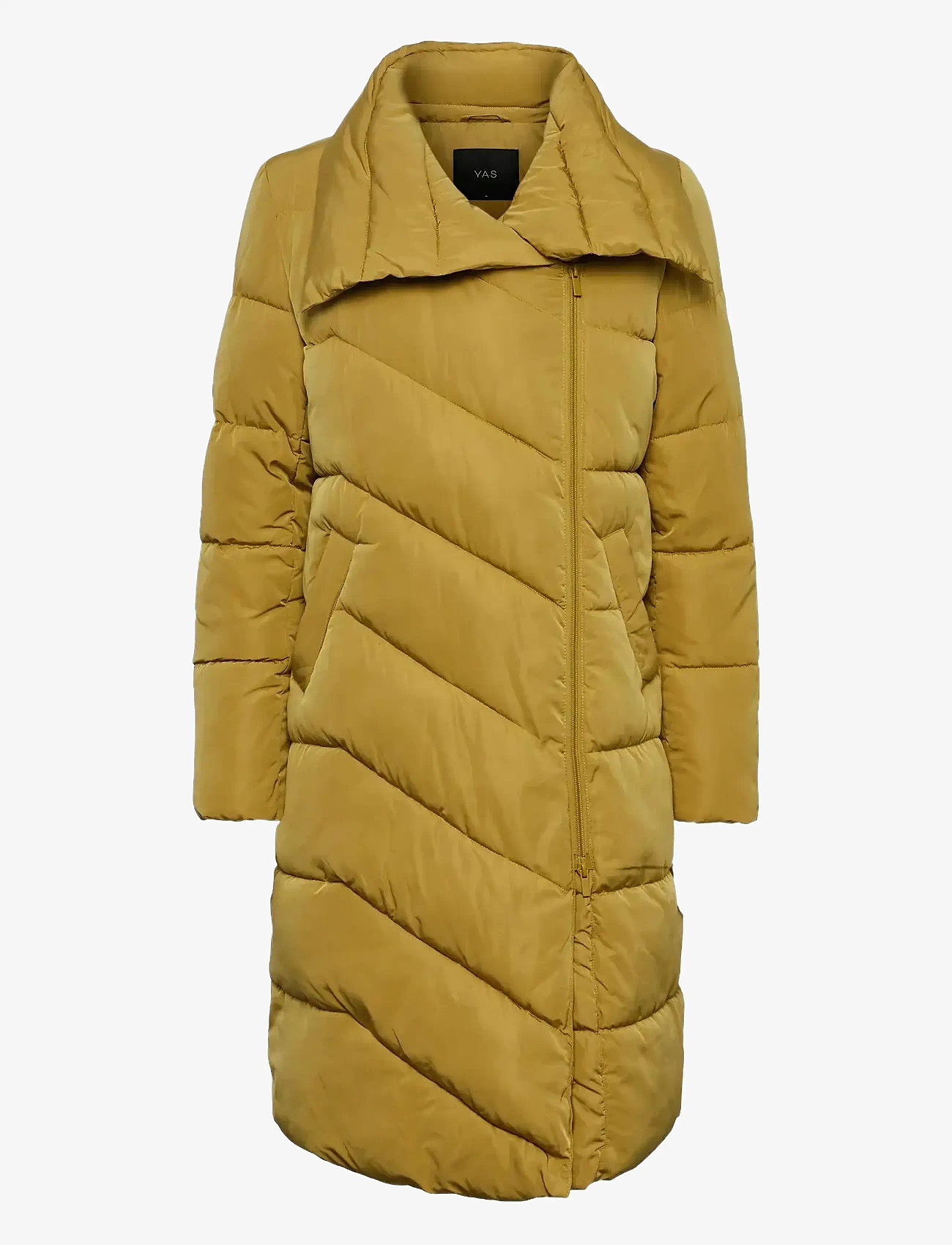 YAS - YASALINA PADDED JACKET - PB - dunjakker - khaki - 1