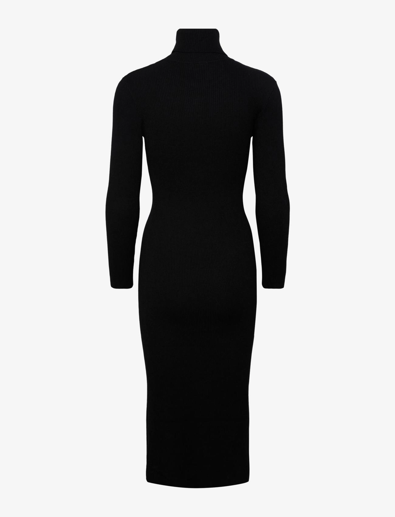 YAS - YASBIRIELLA LS MIDI ROLLNECK DRESS - black - 1