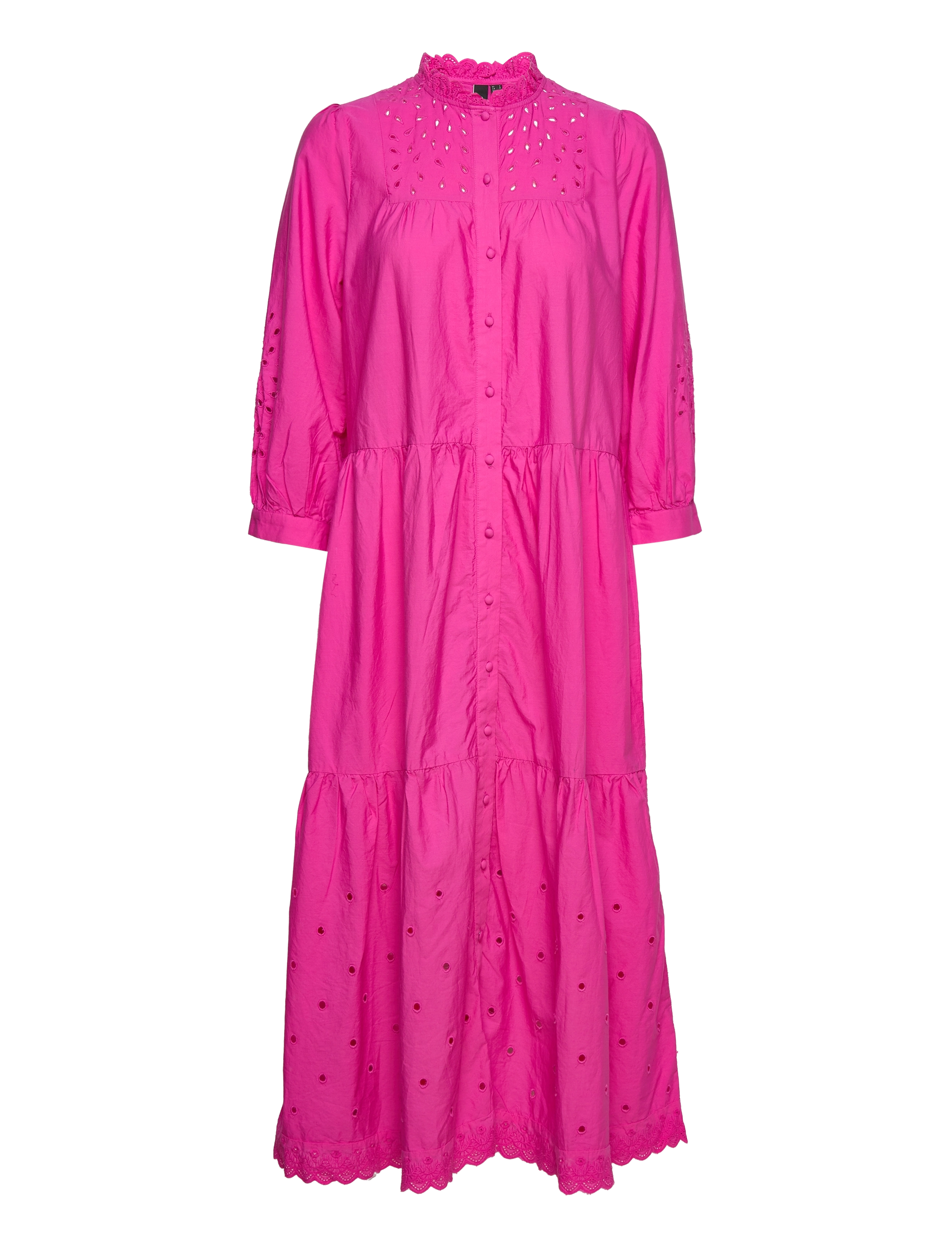 YASVIOLETTA 3/4 LONG DRESS S. - ROSE