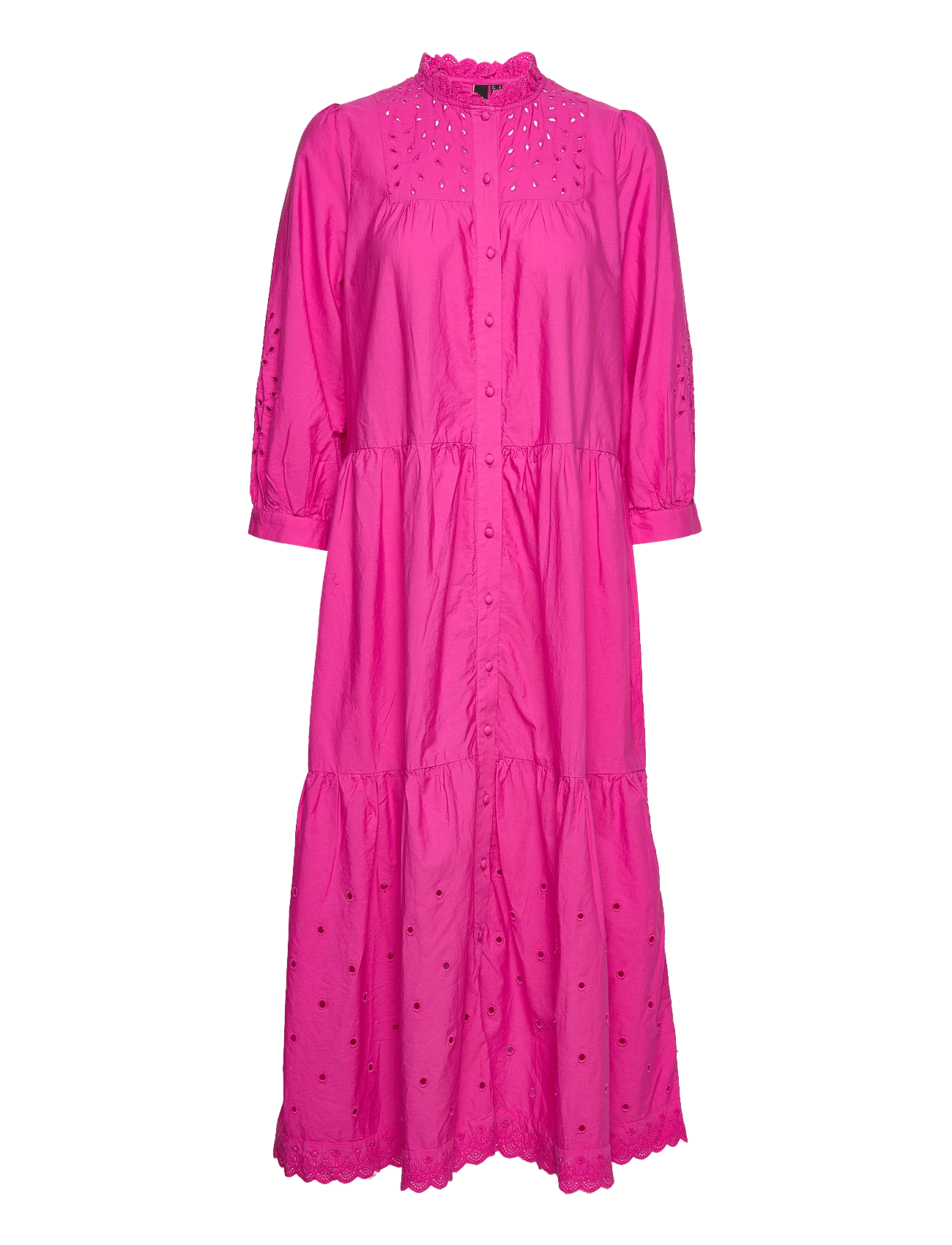 YASVIOLETTA 3/4 LONG DRESS S. - ROSE