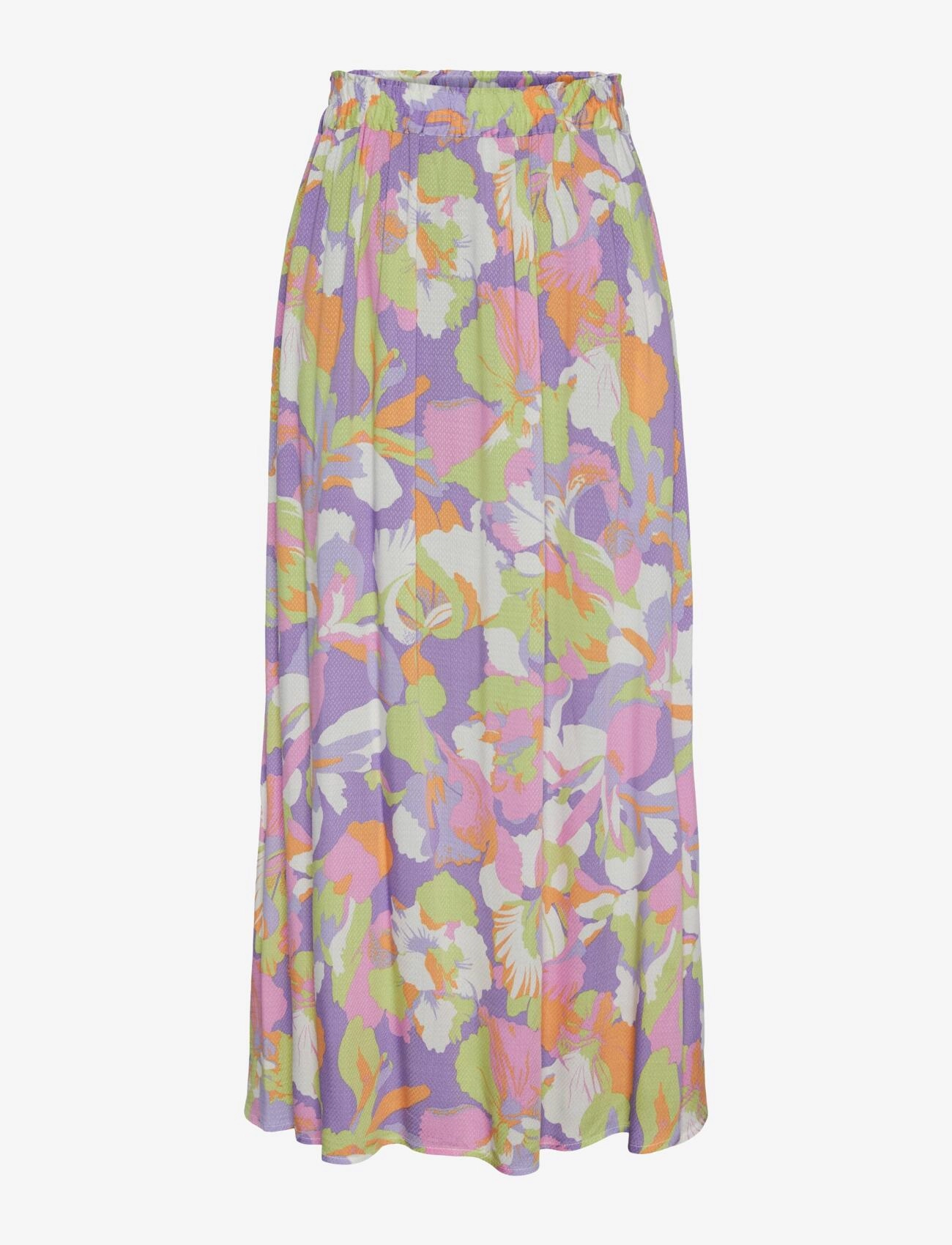 YAS - YASSIMUNA HW ANKLE SKIRT S. NOOS - bougainvillea - 1