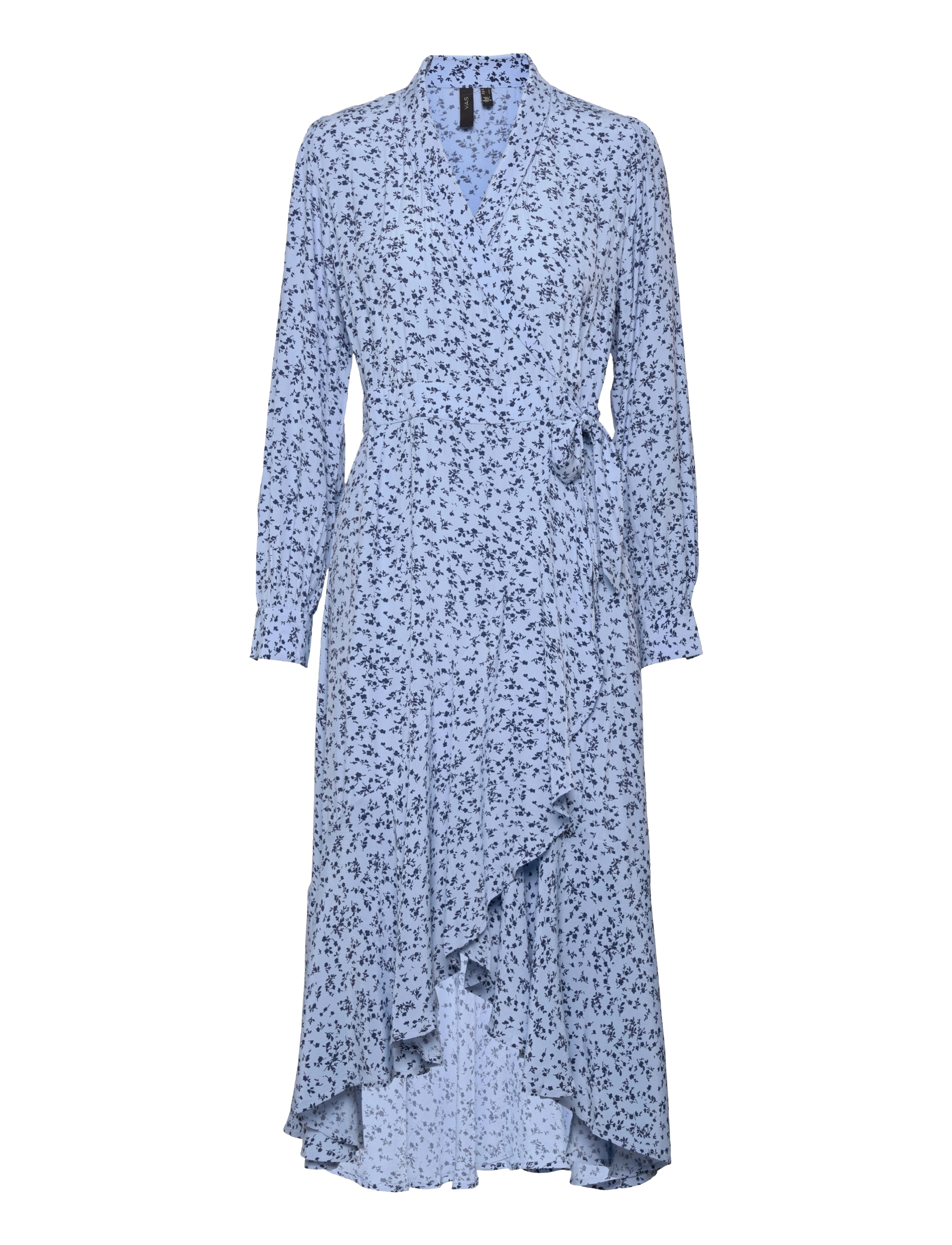 YAS - YASCLORA LS MIDI WRAP DRESS S. - kentucky blue - 0