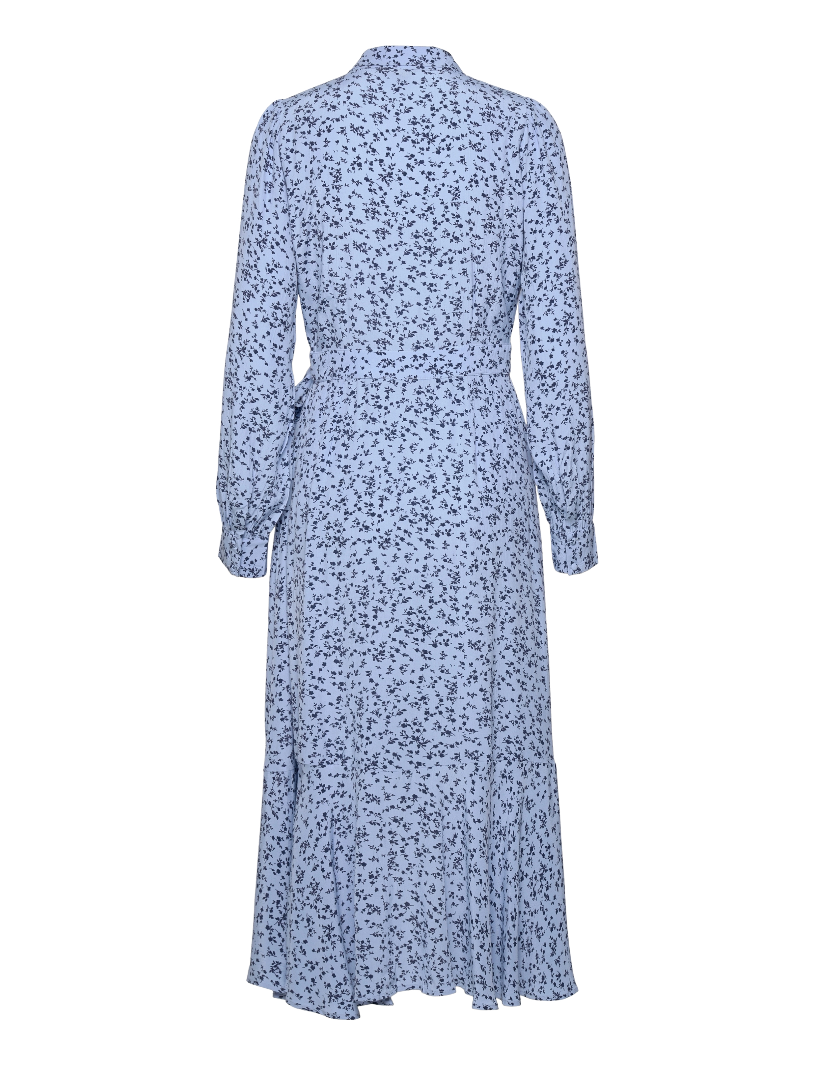 YAS - YASCLORA LS MIDI WRAP DRESS S. - kentucky blue - 1