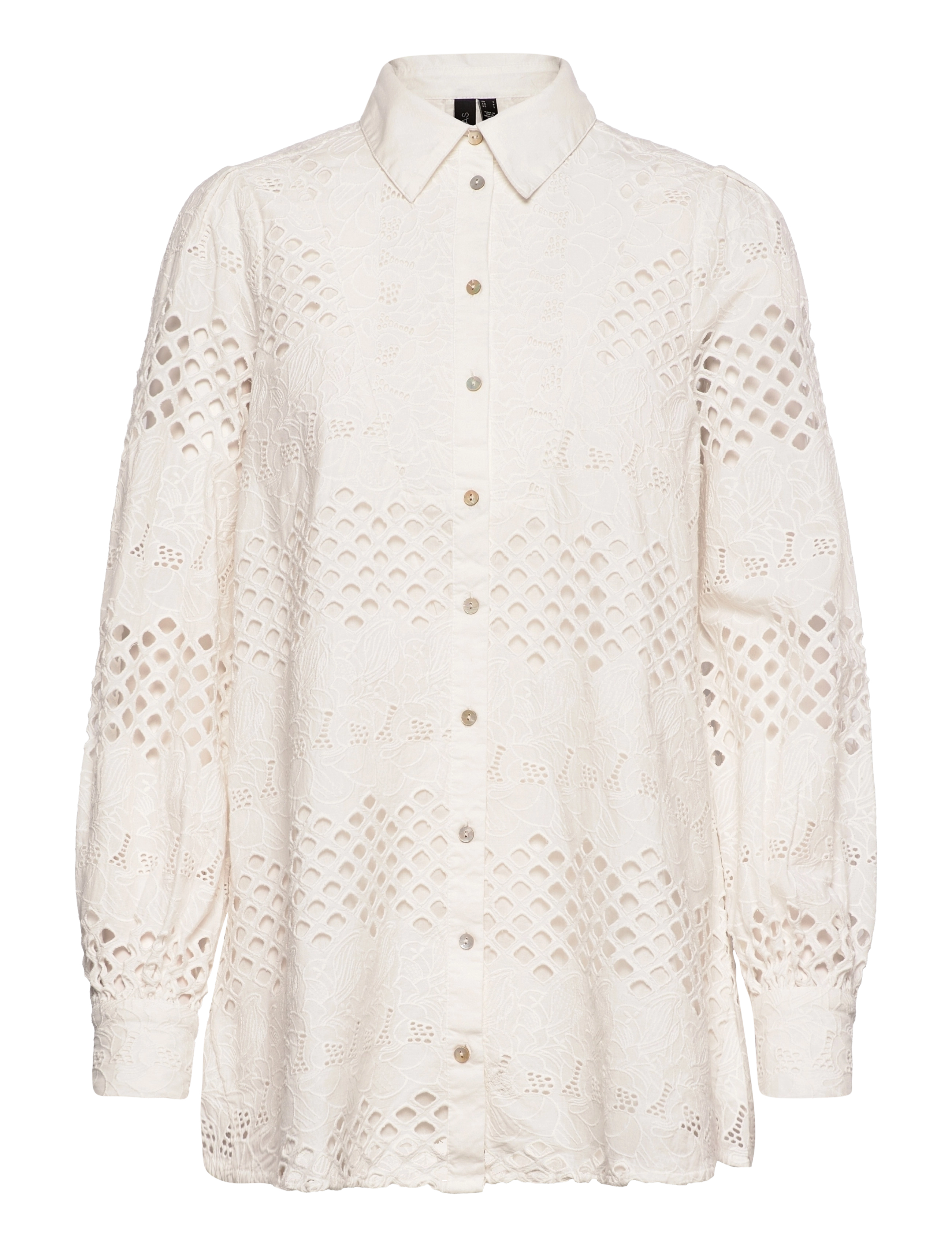 YAS - YASHAMALLA LS LONG SHIRT S. - star white - 1