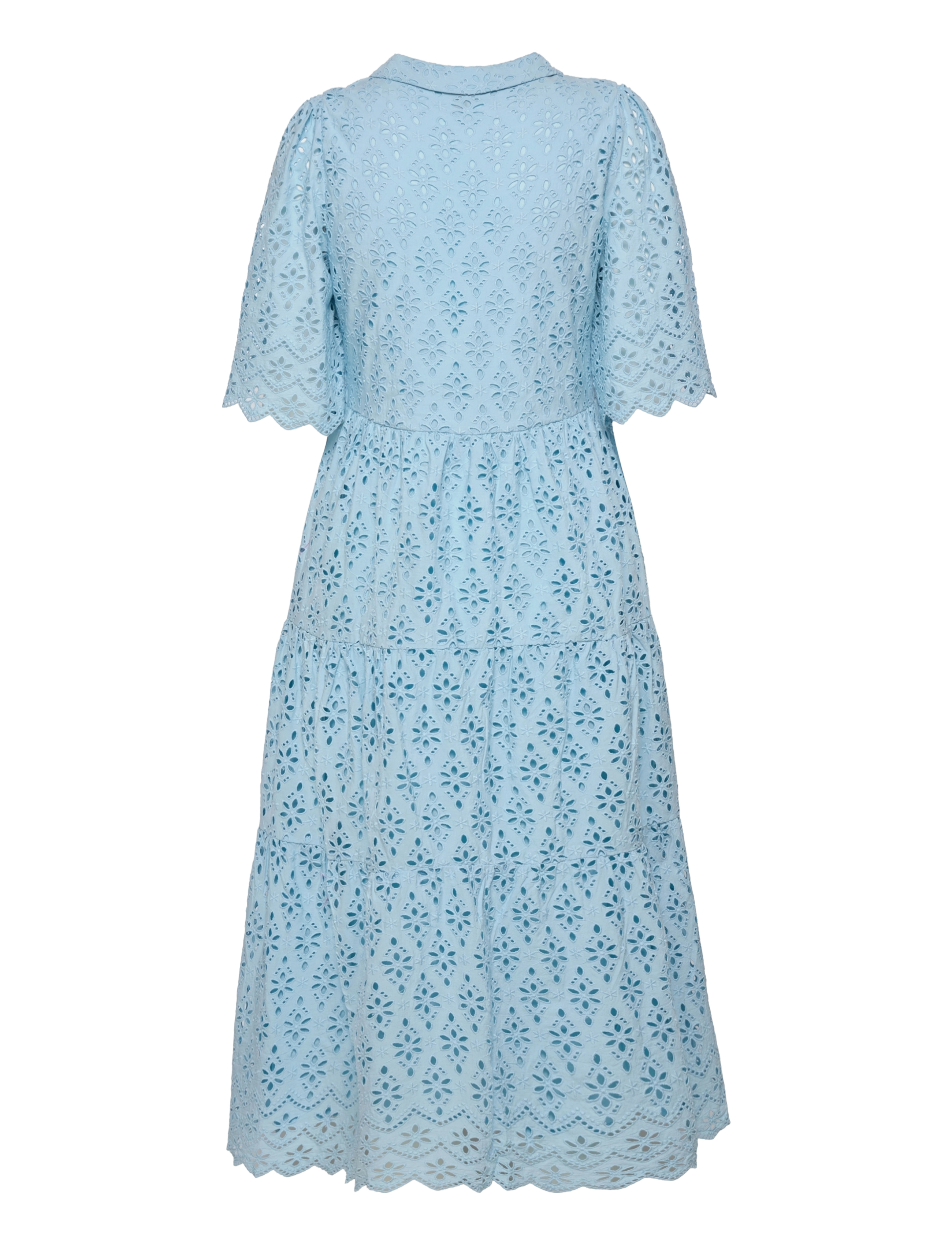 YAS - YASBARINA 2/4 MIDI SHIRT DRESS S. - sky blue - 1