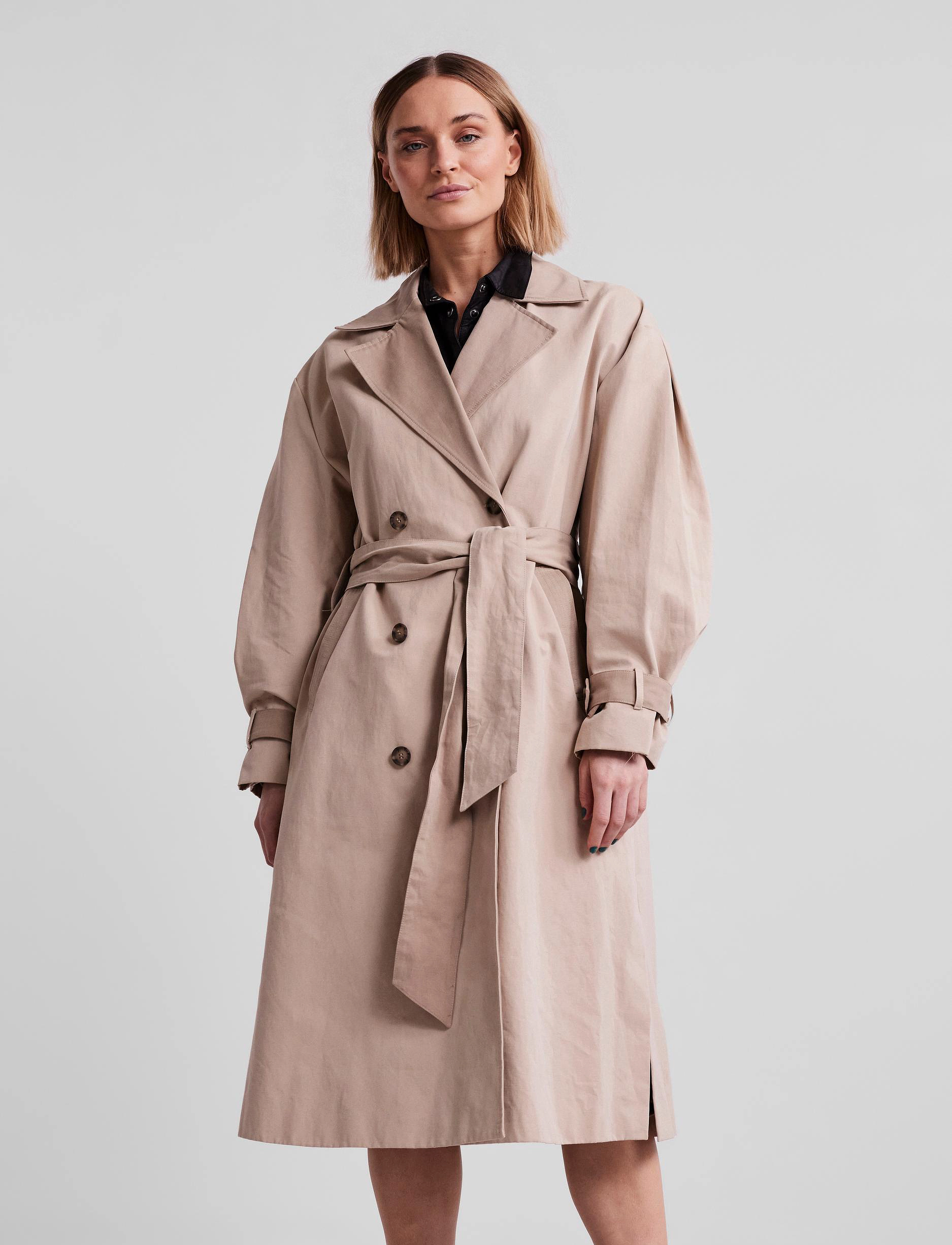 YAS - YASGLORIA  TRENCH COAT - oxford tan - 2