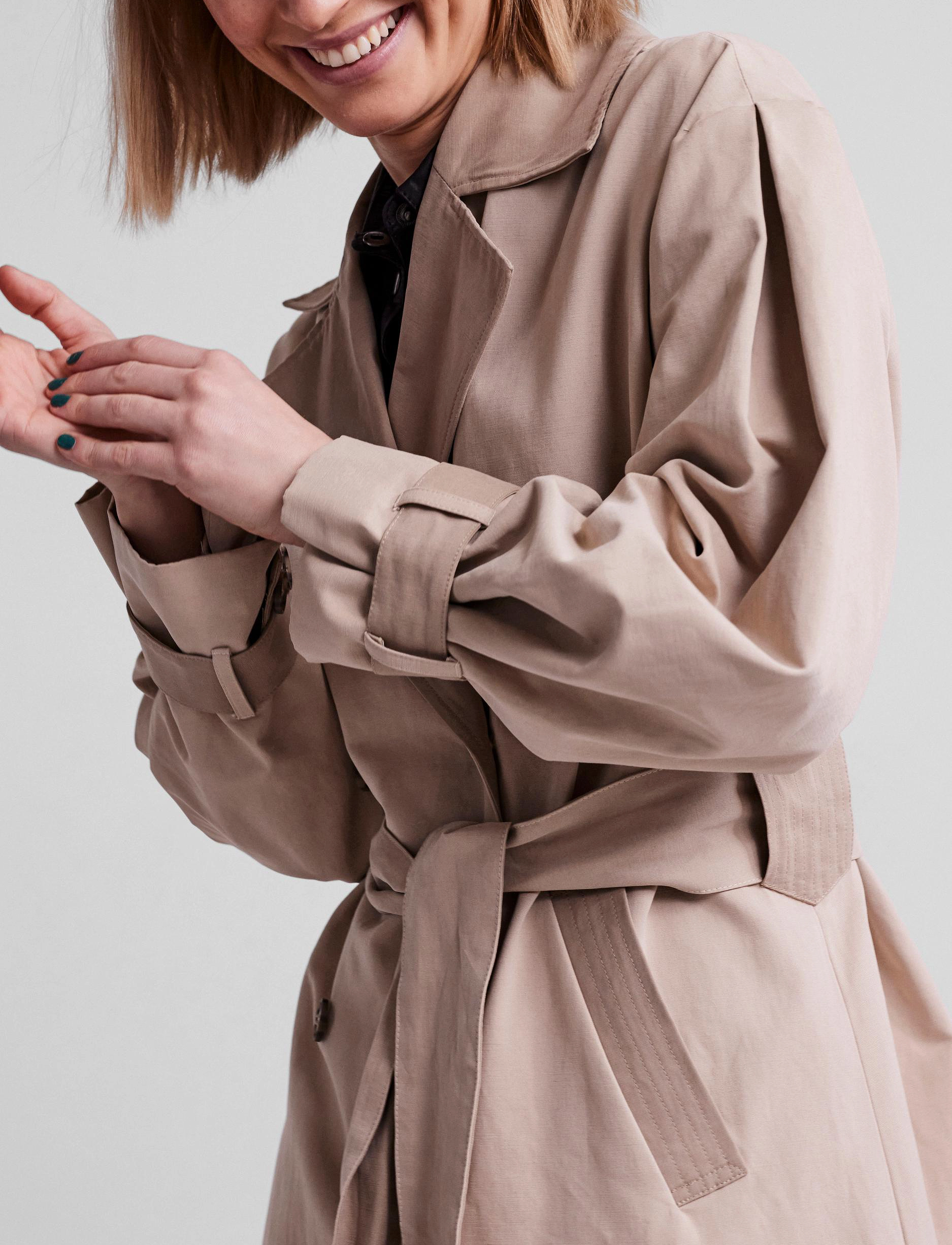YAS - YASGLORIA  TRENCH COAT - oxford tan - 4