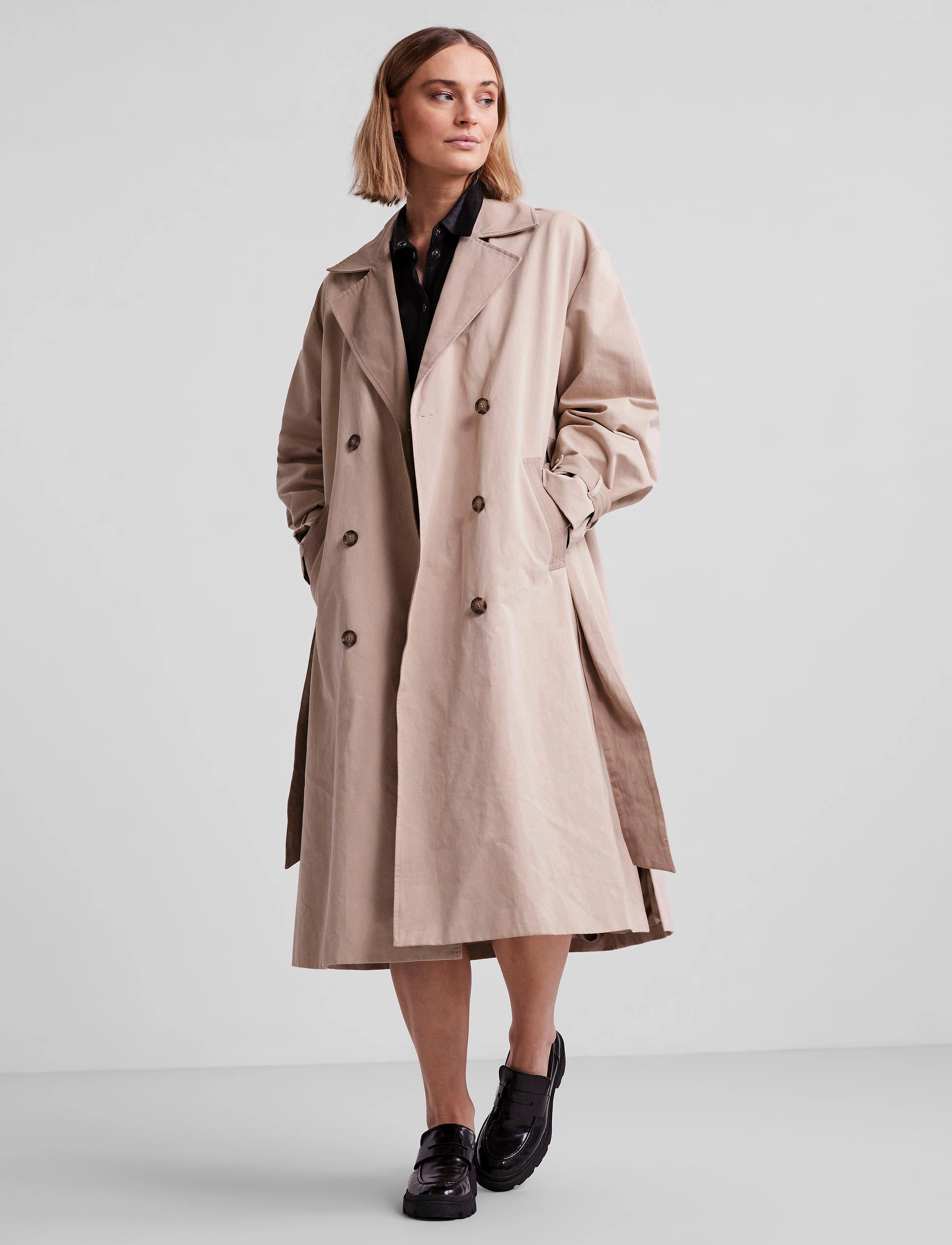 YAS - YASGLORIA  TRENCH COAT - oxford tan - 5