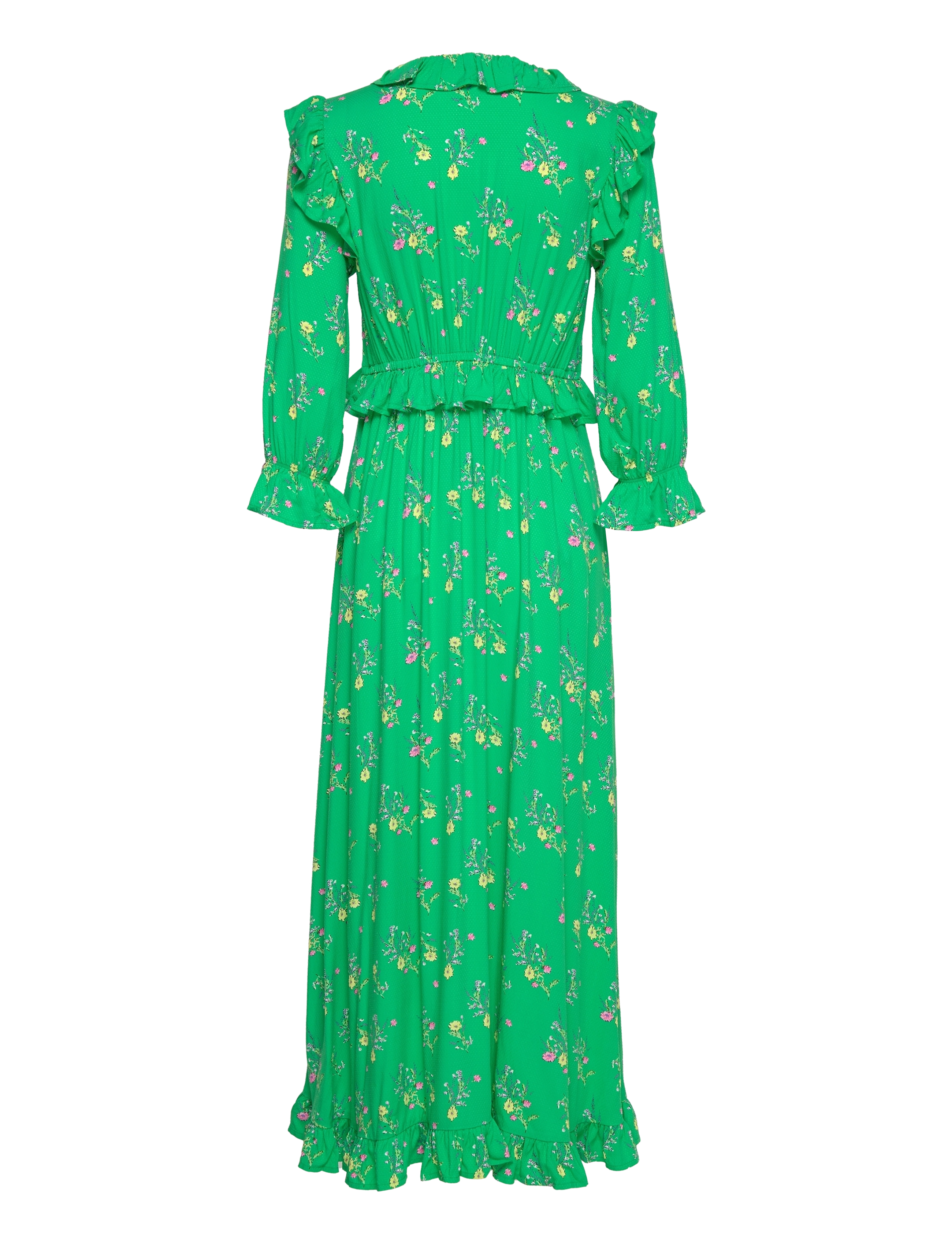 YAS - YASOFELIA 3/4 MIDI DRESS S. - SHOW - island green - 1