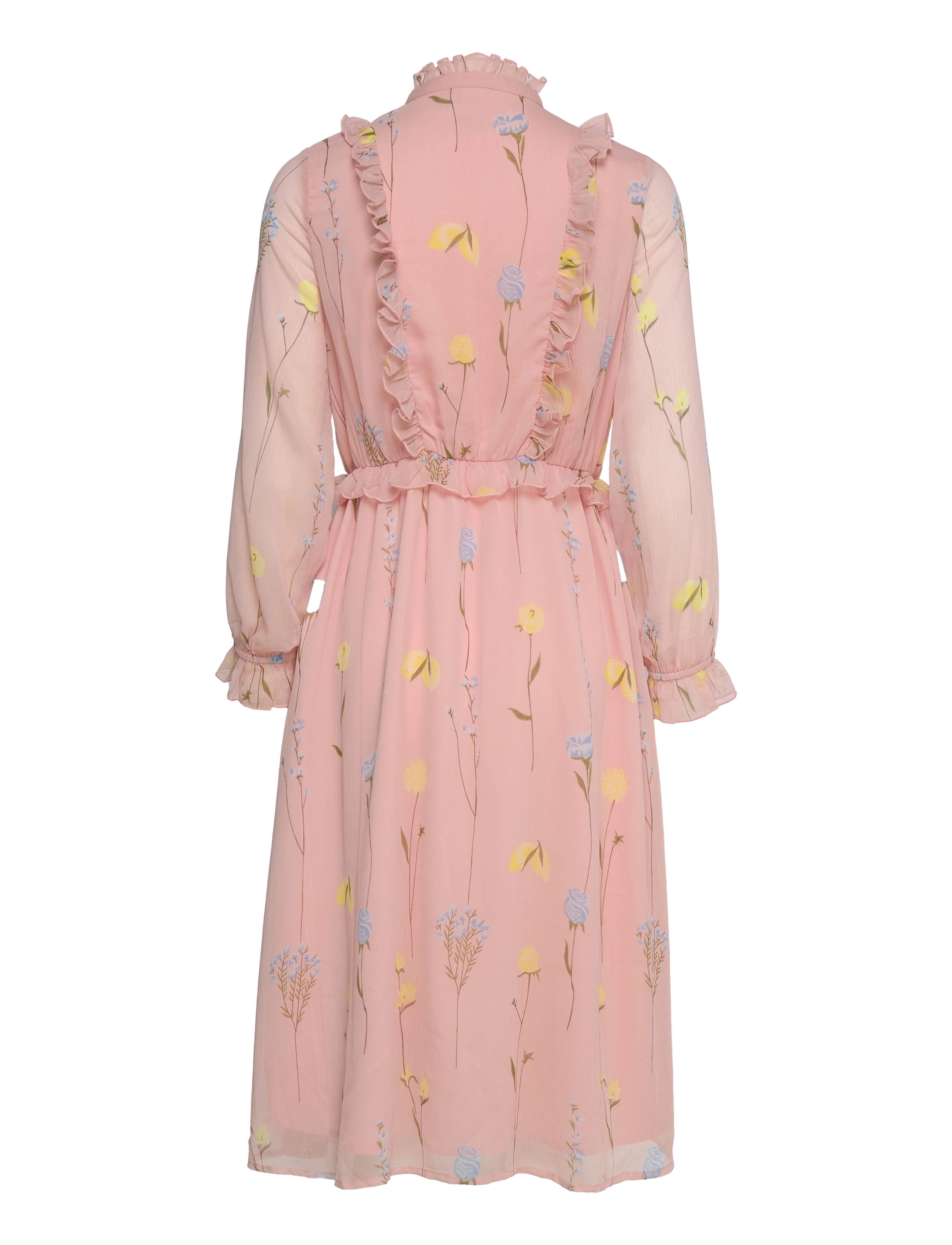 YAS - YASMOLLY 7/8 MIDI DRESS S. - SHOW - rose smoke - 1