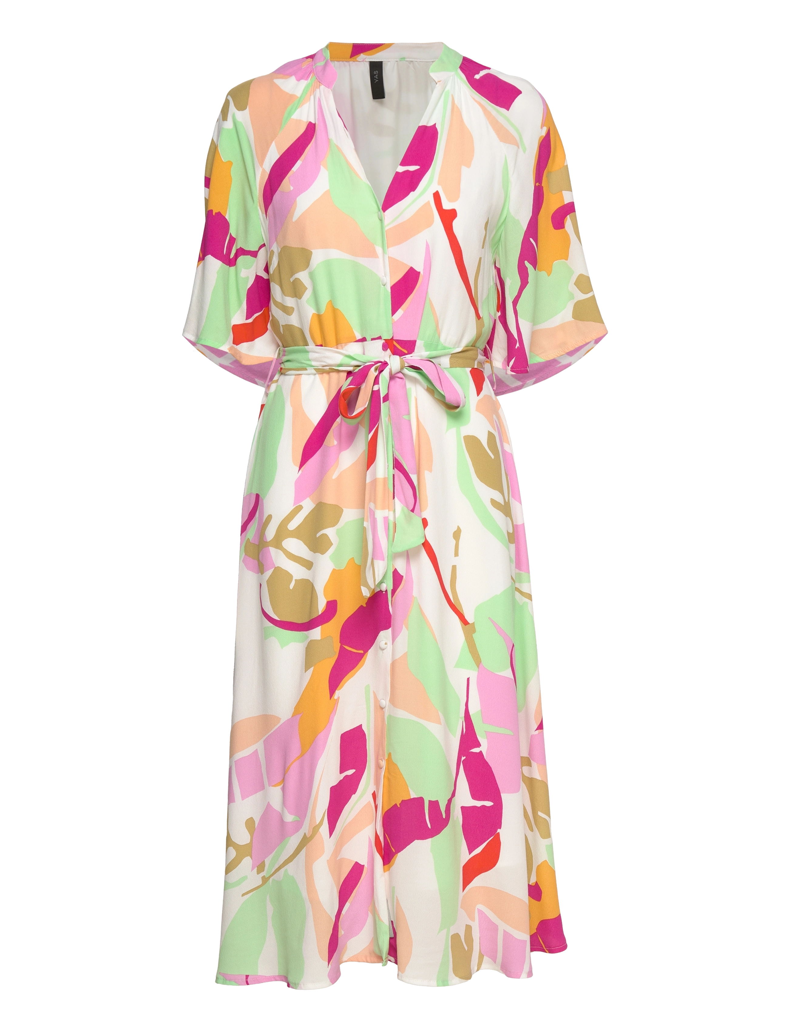 YASHOLIMA 2/4 MIDI SHIRT DRESS S. - EGGNOG