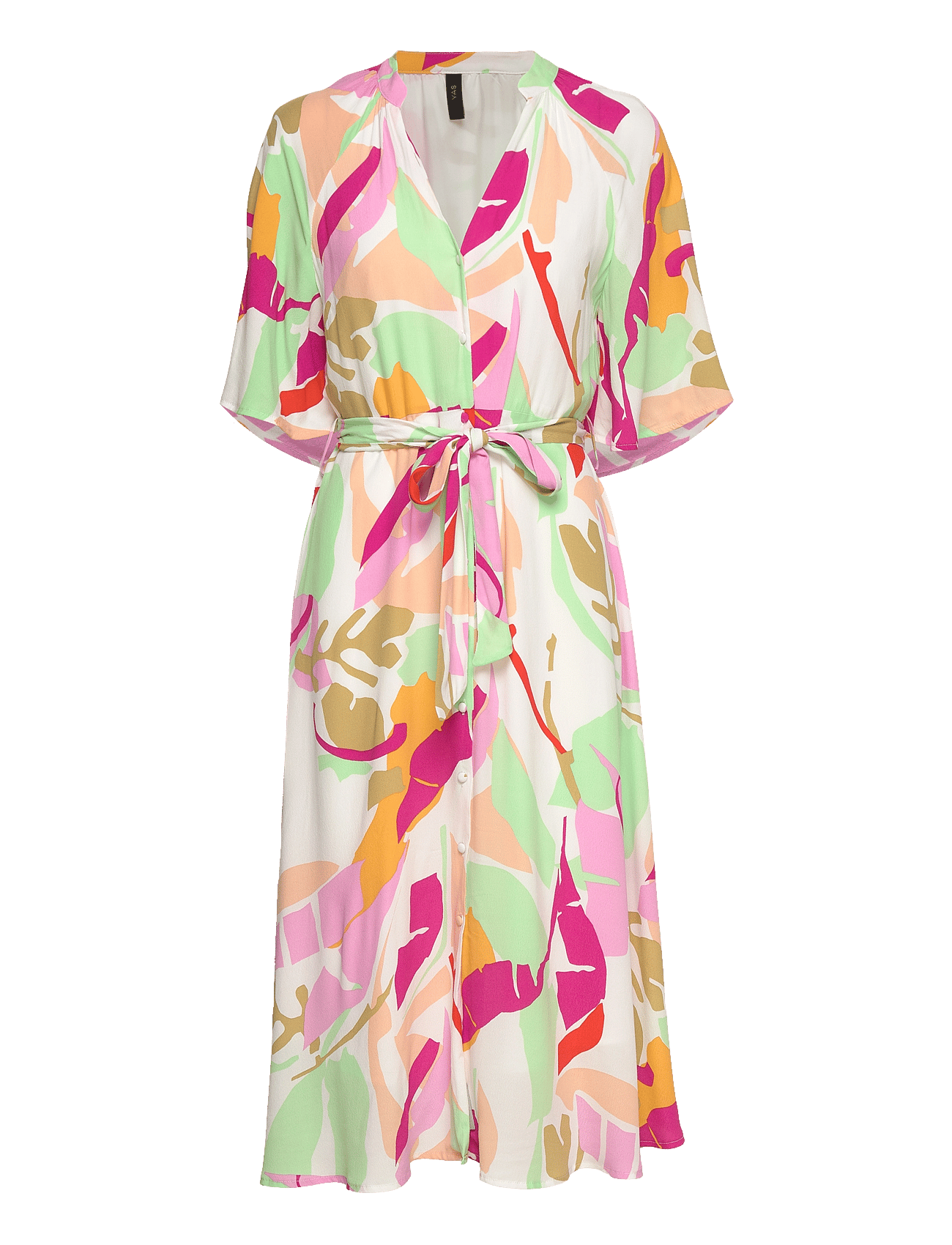 YASHOLIMA 2/4 MIDI SHIRT DRESS S. - EGGNOG