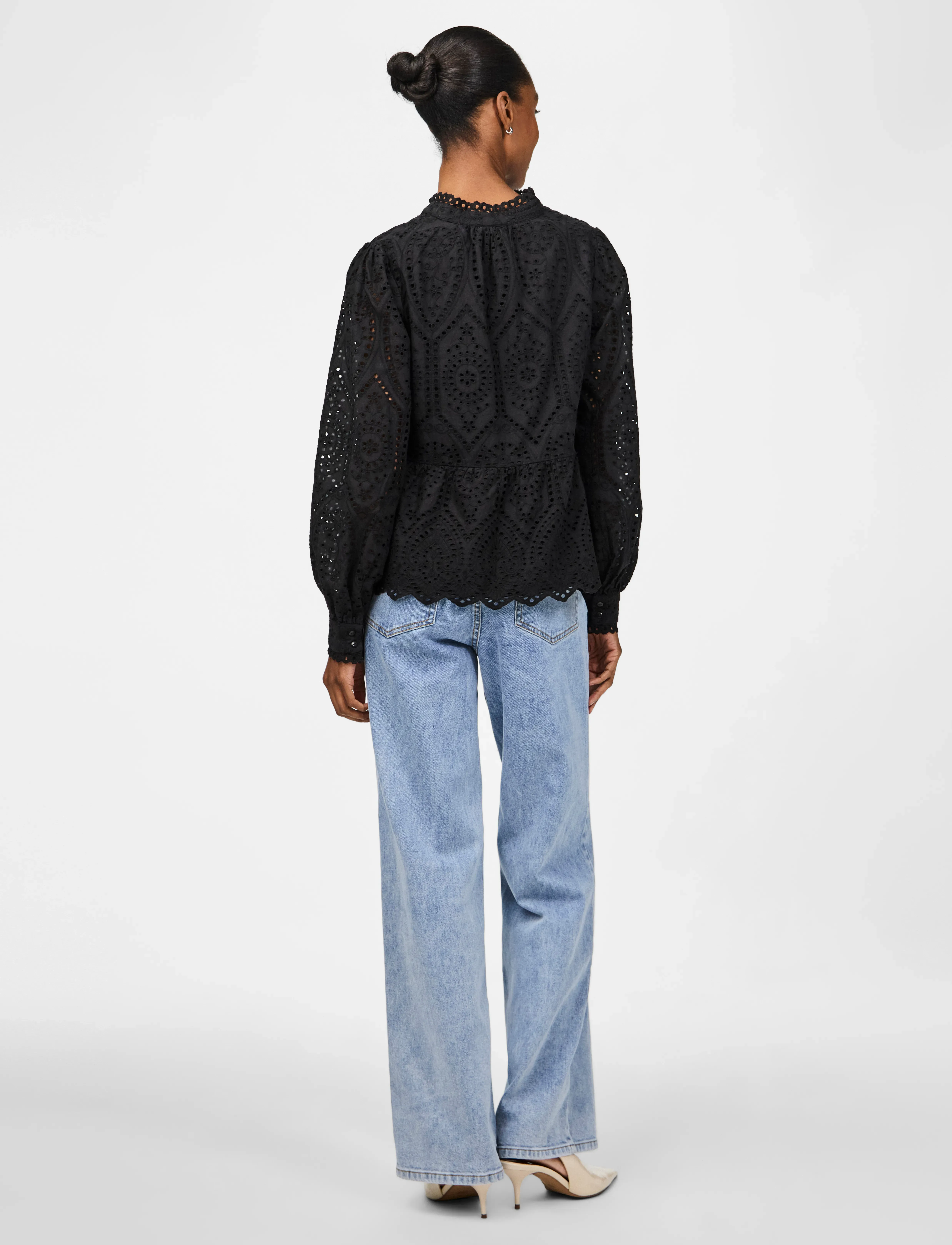 YAS - YASHOLI LS TOP S. NOOS - pitkähihaiset puserot - black - 3