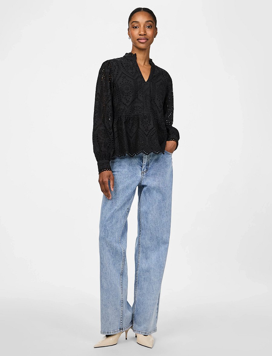 YAS - YASHOLI LS TOP S. NOOS - pitkähihaiset puserot - black - 5