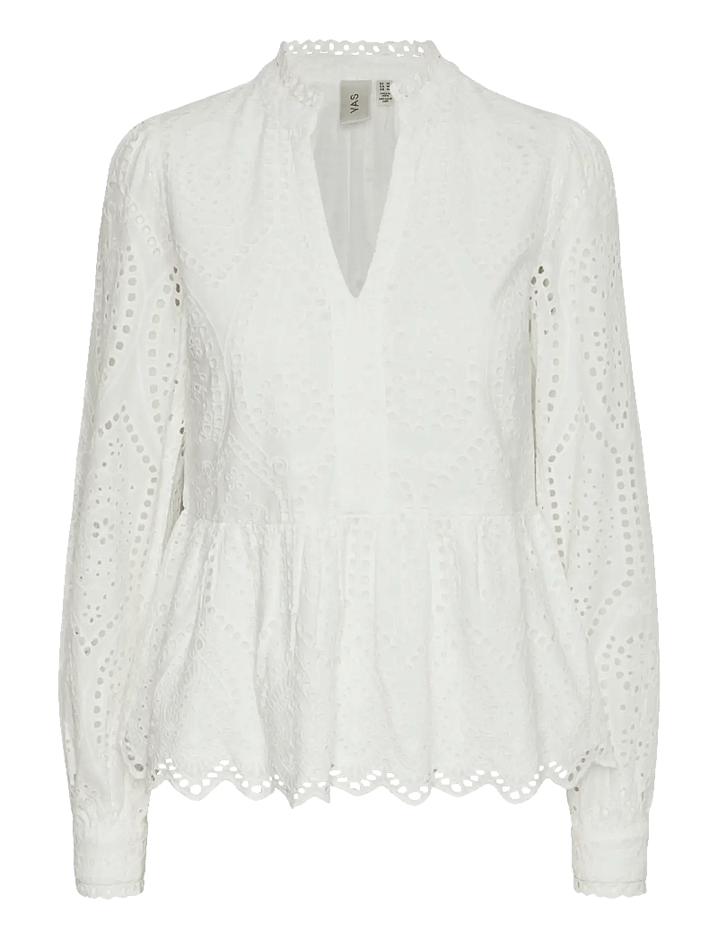 YAS - YASHOLI LS TOP S. NOOS - pikkade varrukatega pluusid - star white - 1