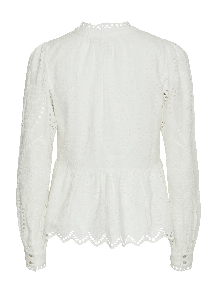 YAS - YASHOLI LS TOP S. NOOS - langärmelige blusen - star white - 2