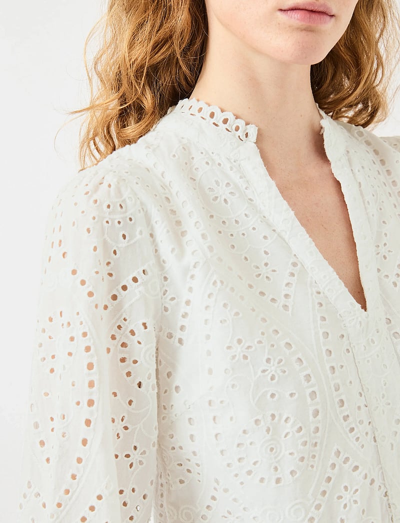 YAS - YASHOLI LS TOP S. NOOS - pikkade varrukatega pluusid - star white - 5