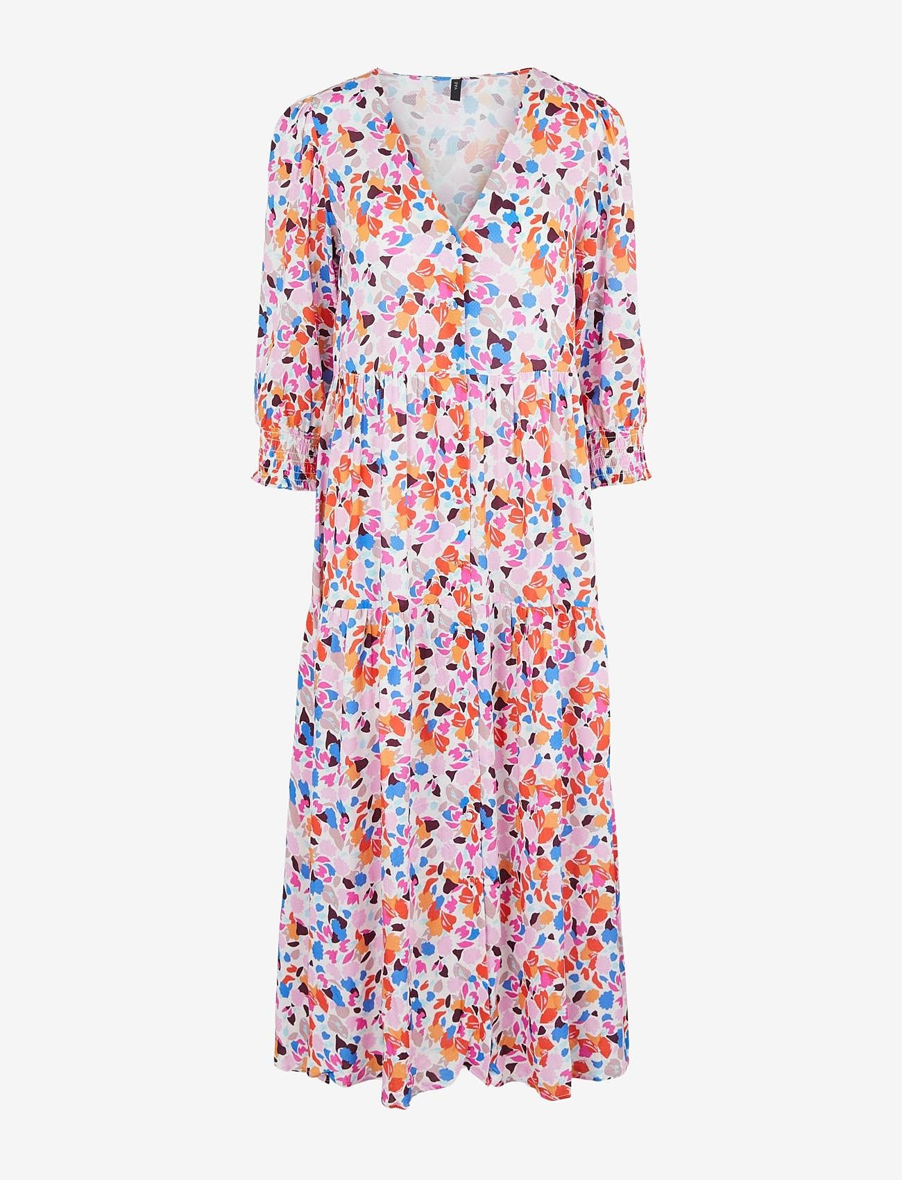 YAS - ALIRA 3/4 LONG DRESS S. NOOS - maxi dresses - soft pink - 0