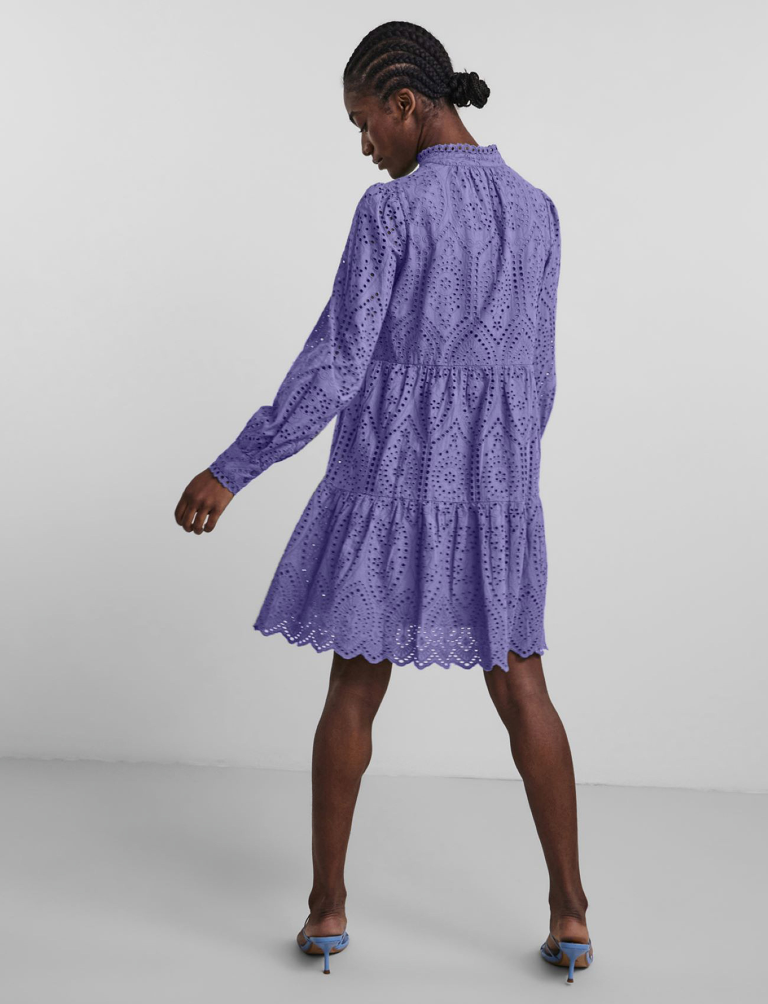 YAS - YASHOLI LS DRESS S. NOOS - confirmation - aster purple - 4