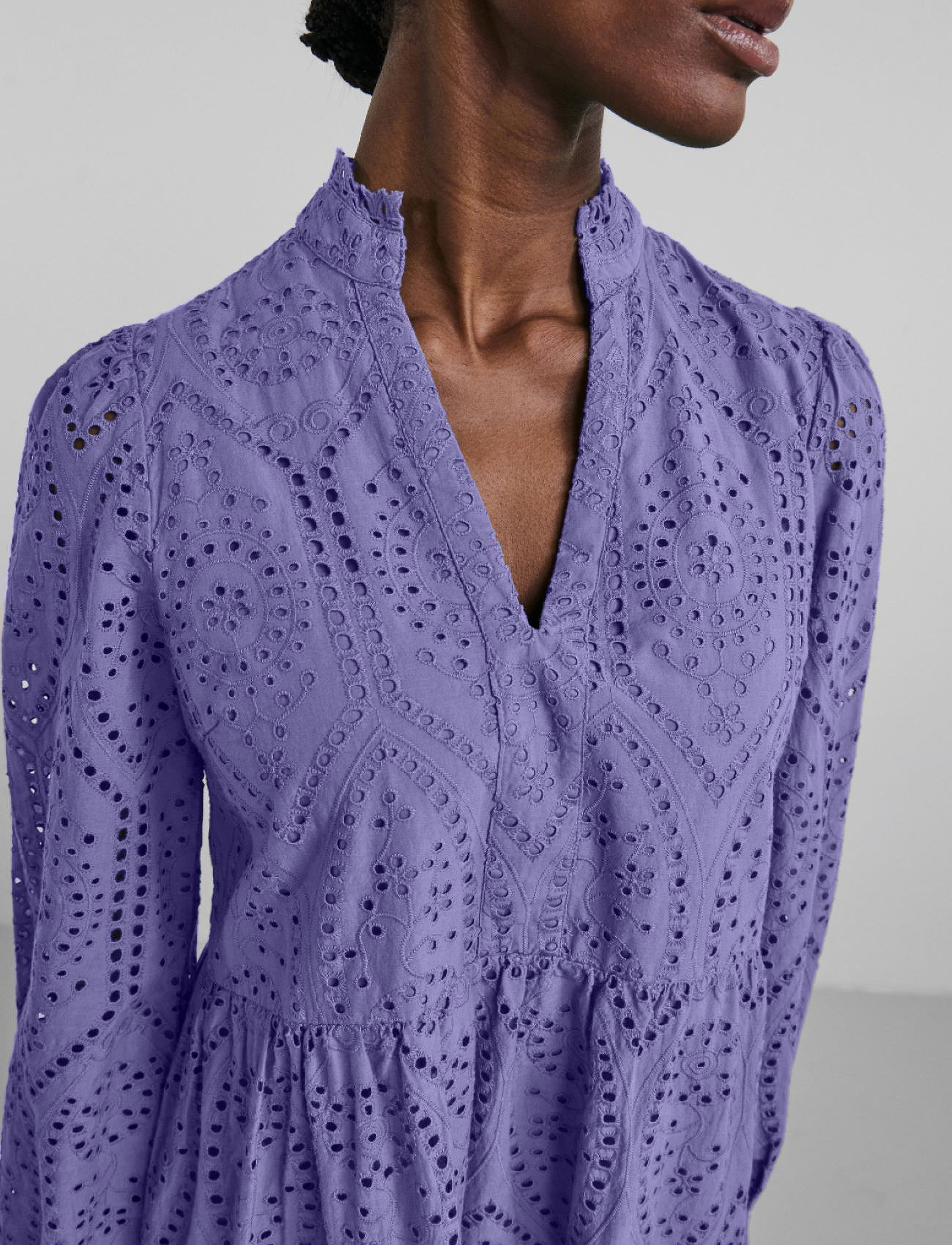 YAS - YASHOLI LS DRESS S. NOOS - confirmation - aster purple - 5