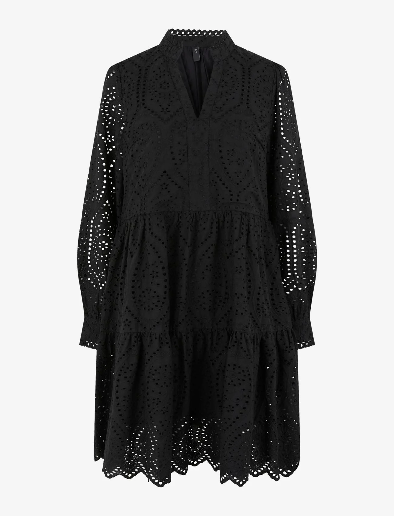 YAS - YASHOLI LS DRESS S. NOOS - mežģīņu kleitas - black - 0