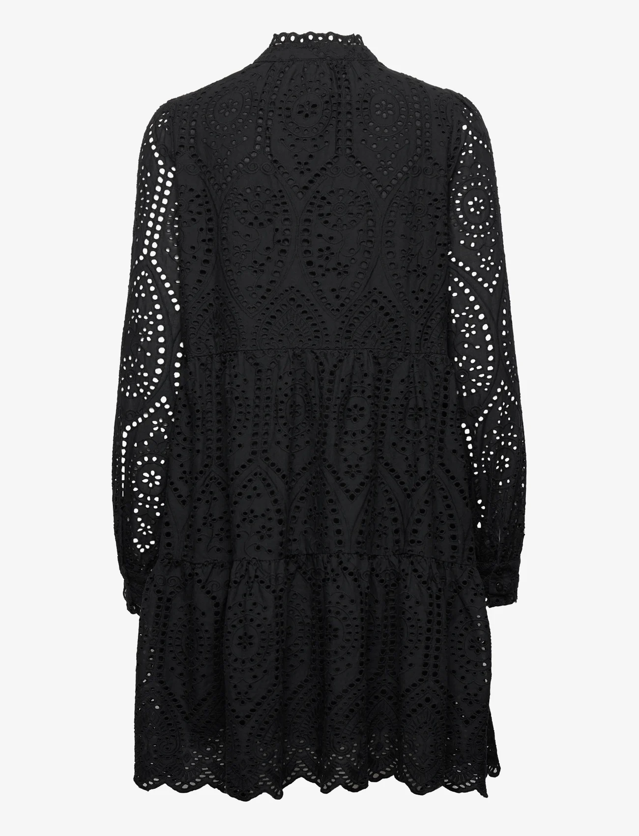 YAS - YASHOLI LS DRESS S. NOOS - lace dresses - black - 1