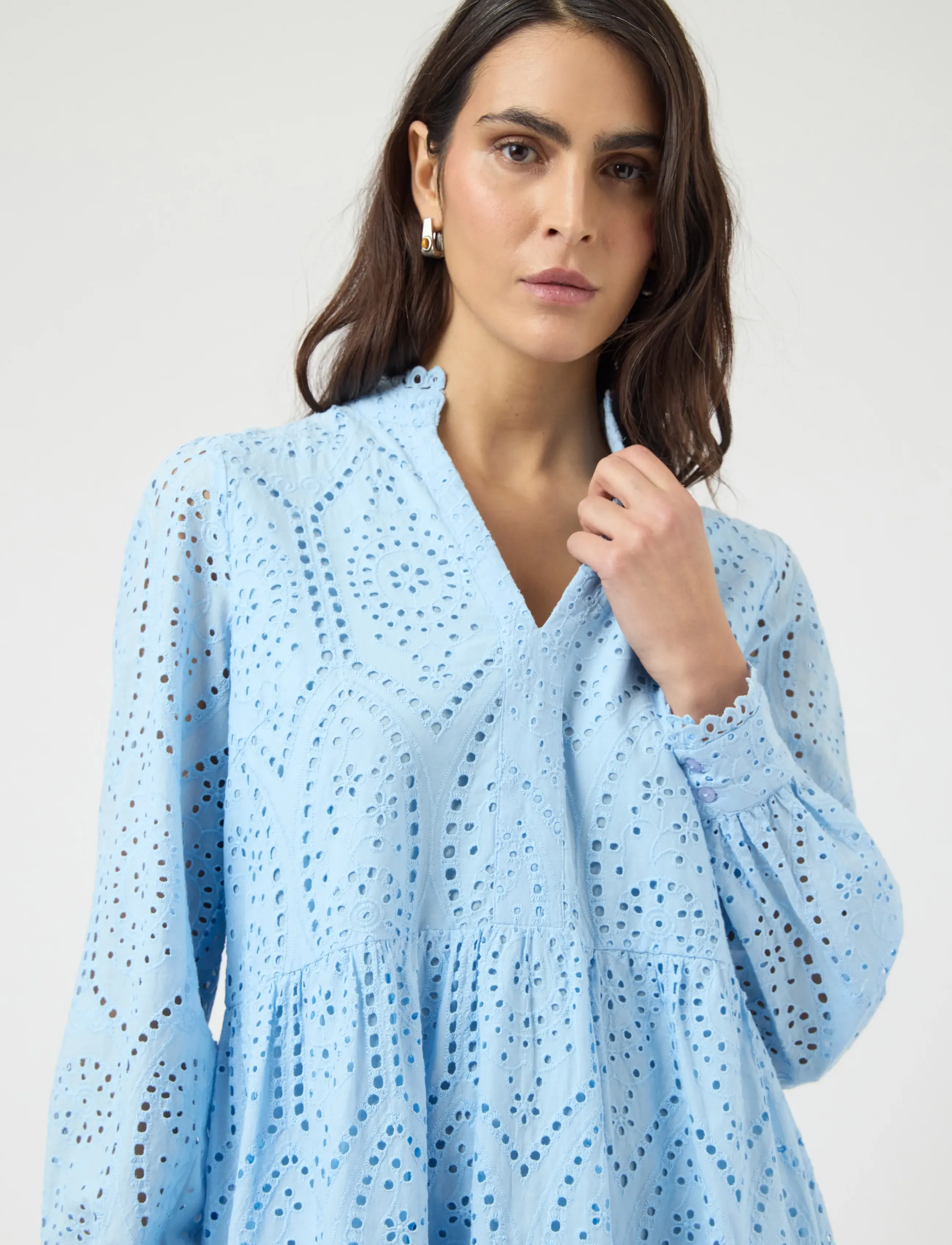 YAS - YASHOLI LS DRESS S. NOOS - sommerkjoler - clear sky - 5