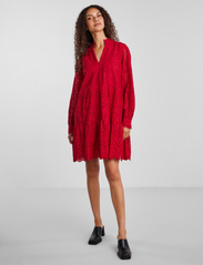 YAS - YASHOLI LS DRESS S. NOOS - lace dresses - jester red - 3
