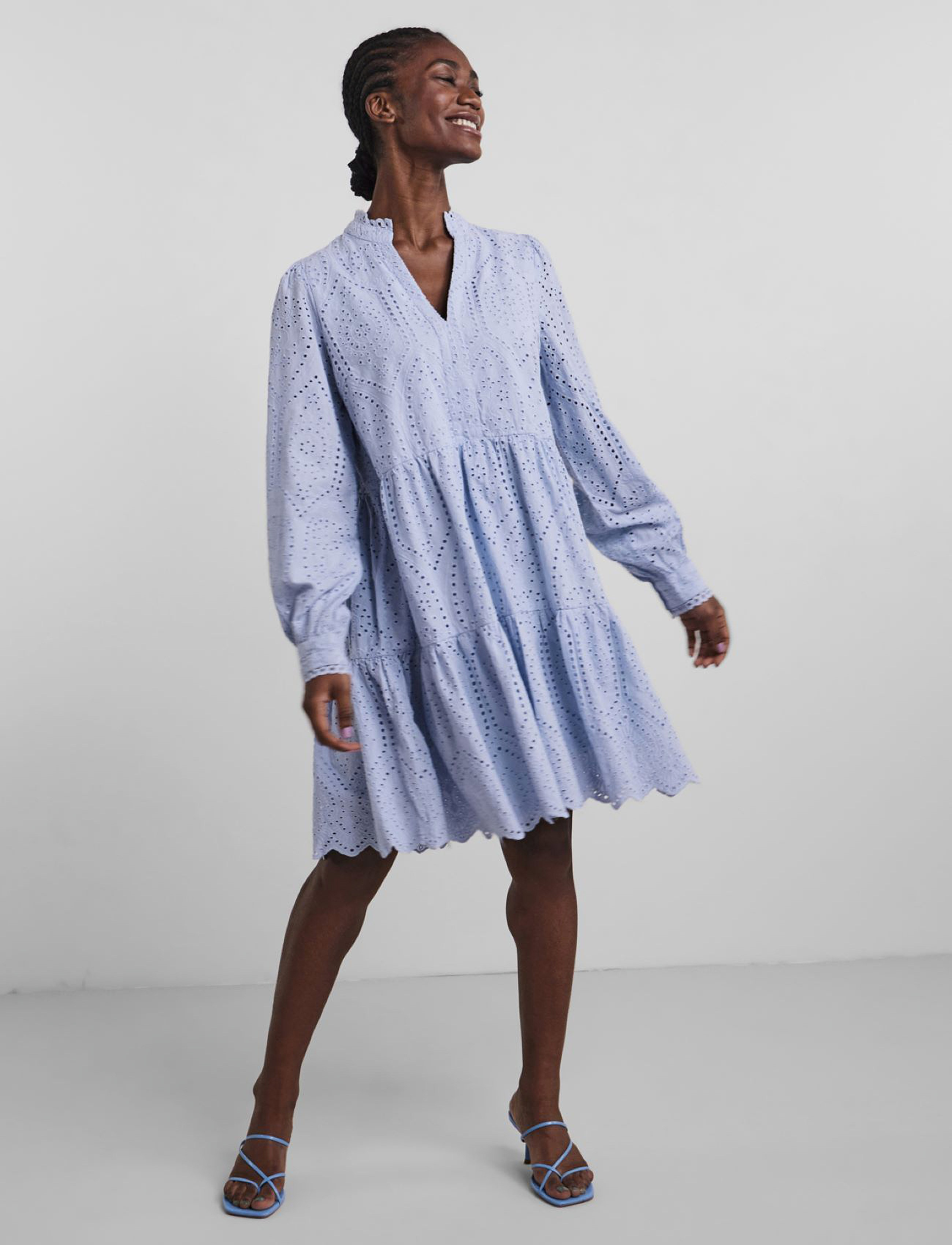 YAS - HOLI LS DRESS - confirmation - kentucky blue - 3
