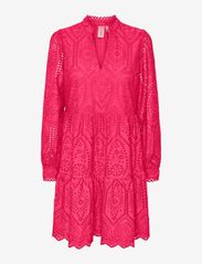 YAS - YASHOLI LS DRESS S. NOOS - spetsklänningar - raspberry sorbet - 0
