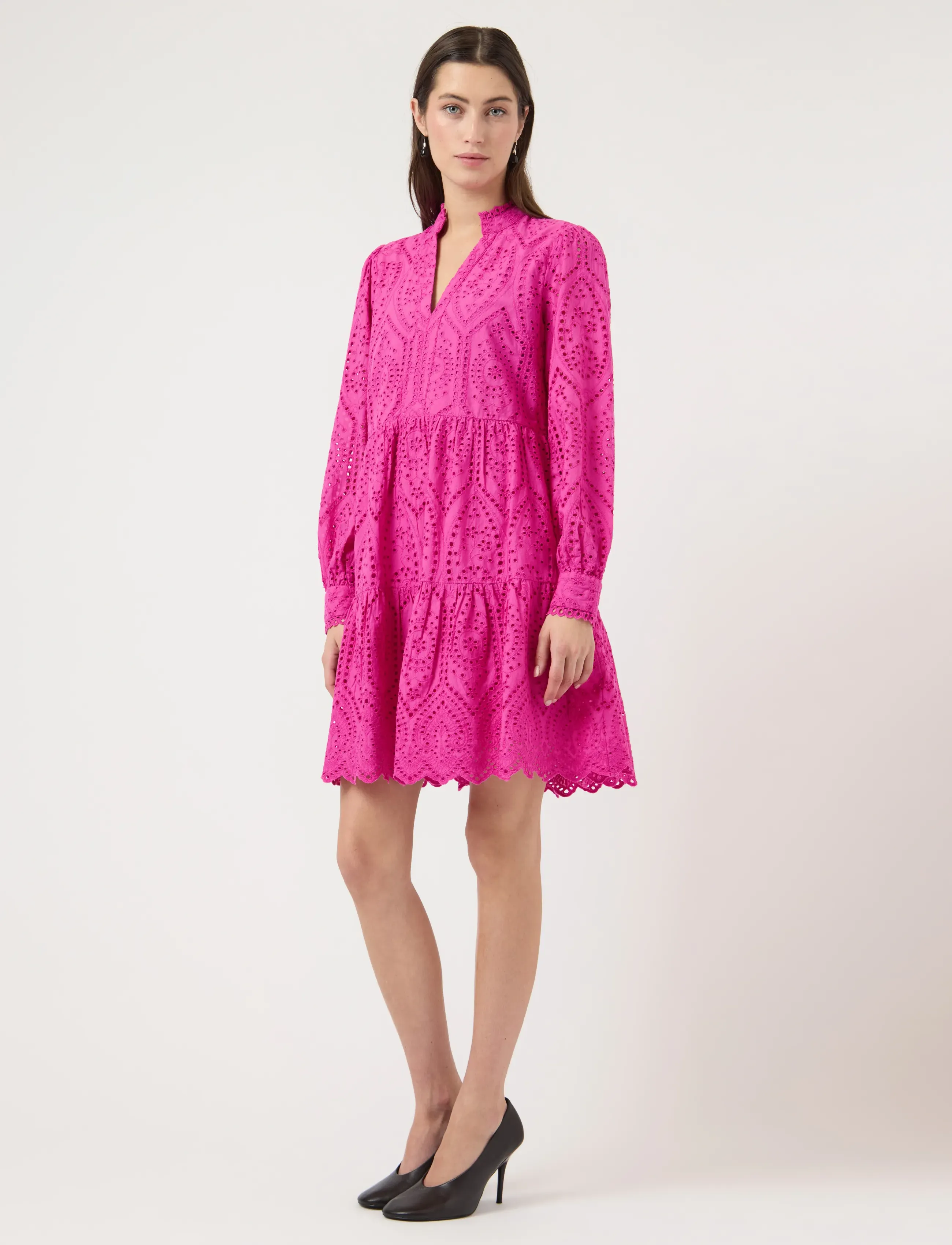 YAS - YASHOLI LS DRESS S. NOOS - confirmation - rose violet - 4