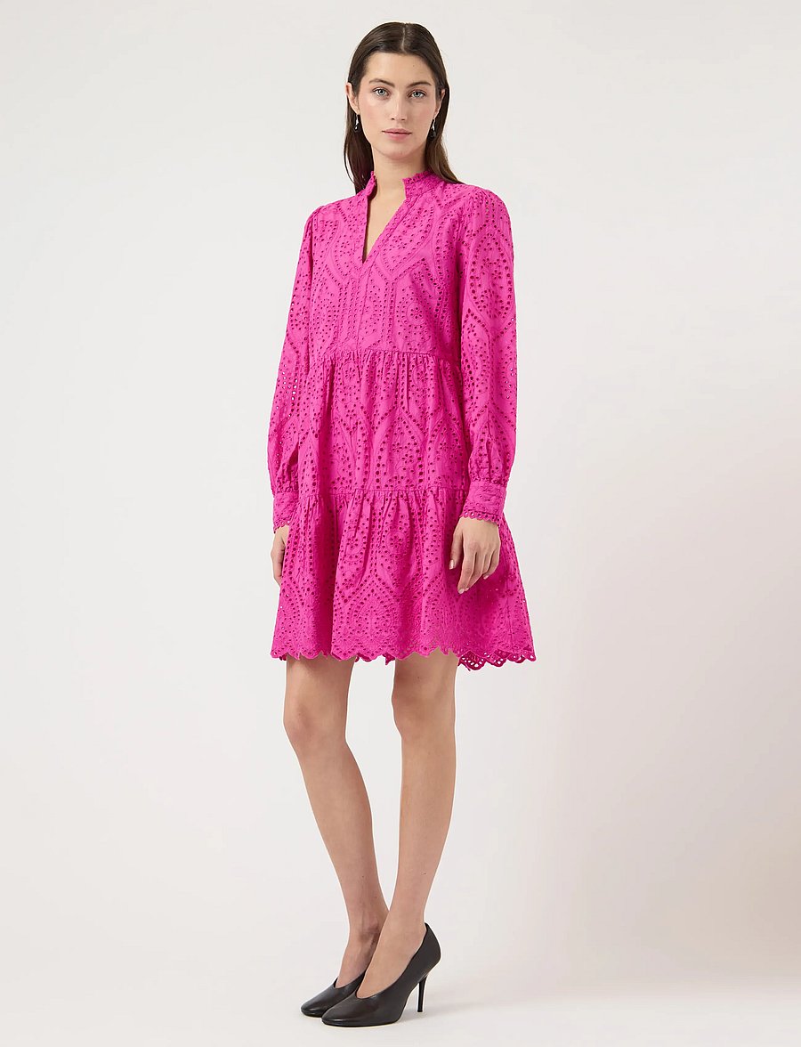 YAS - YASHOLI LS DRESS S. NOOS - konfirmation - rose violet - 4